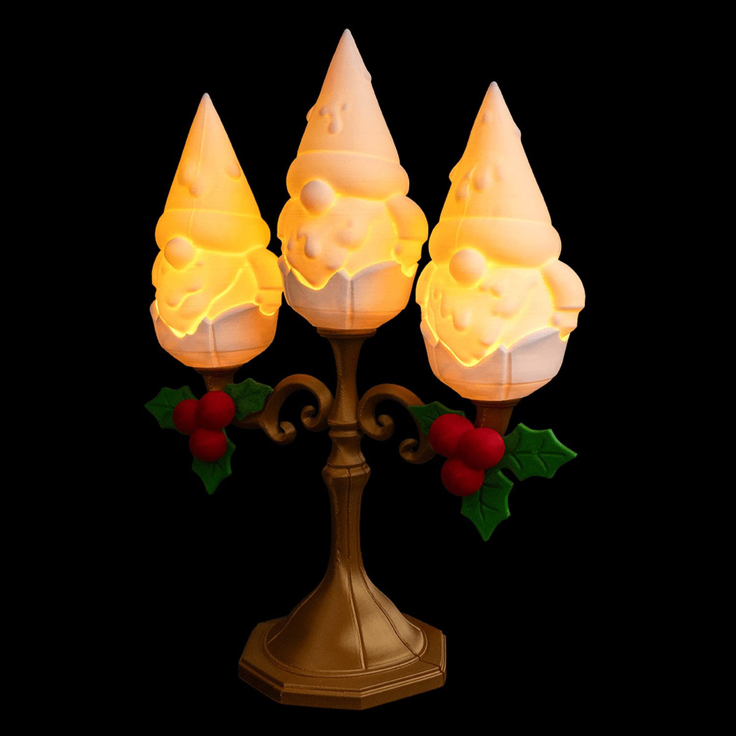 Lámpara de mesa Gnomedelabra