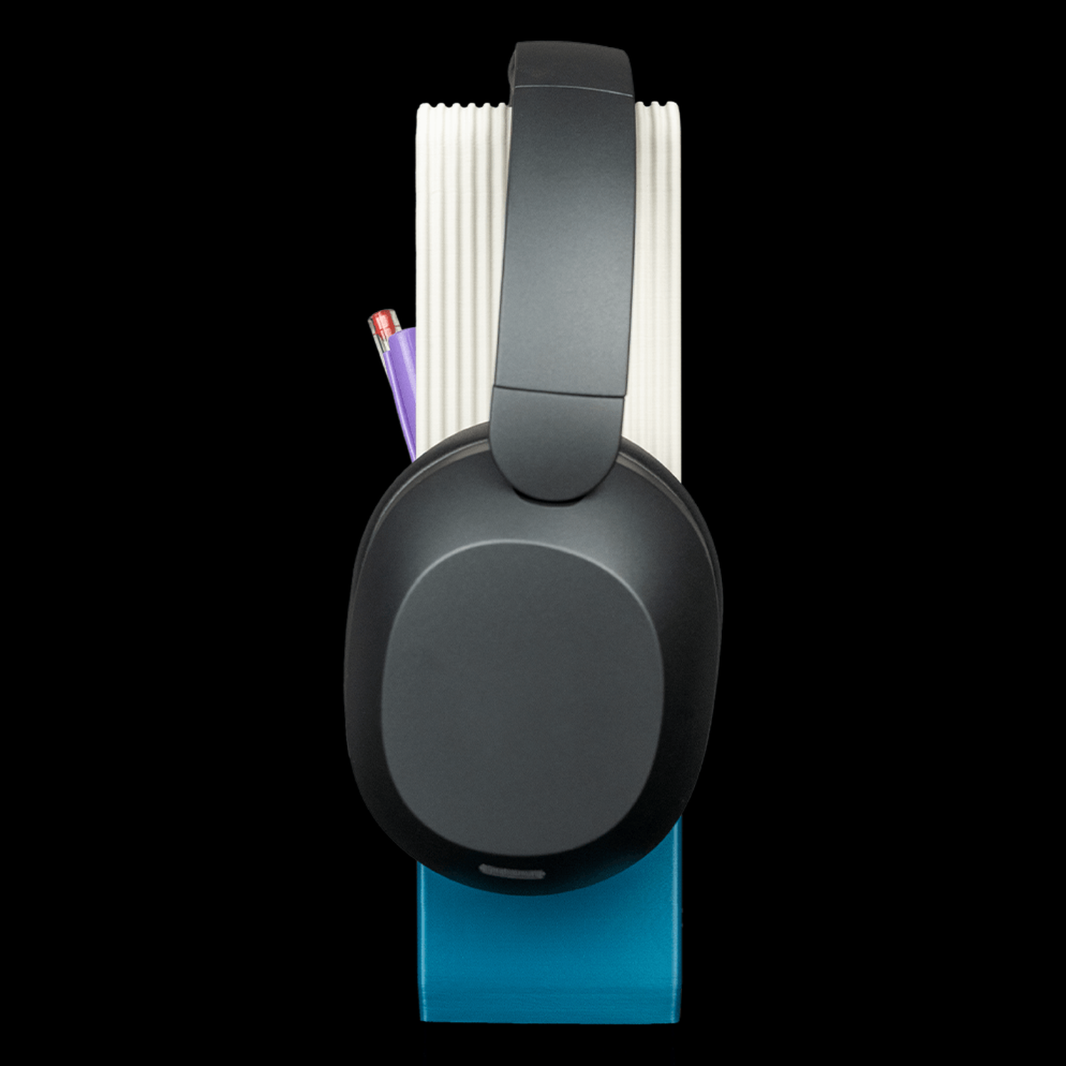 Soporte para auriculares y móvil Block Hub