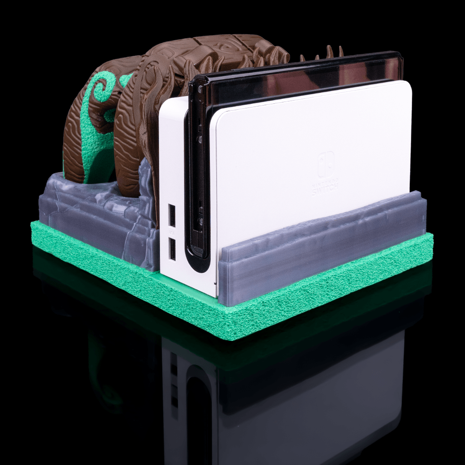 Soporte Mossy Shrine Dock Cover & Controller