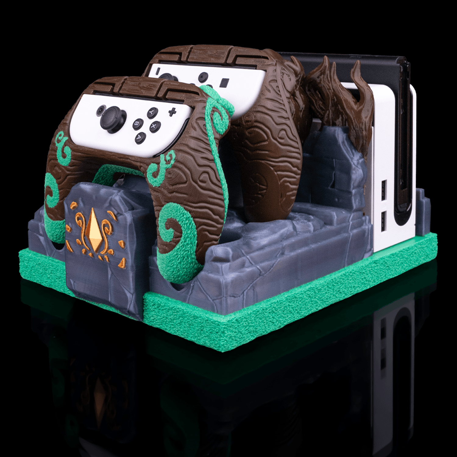 Soporte Mossy Shrine Dock Cover & Controller