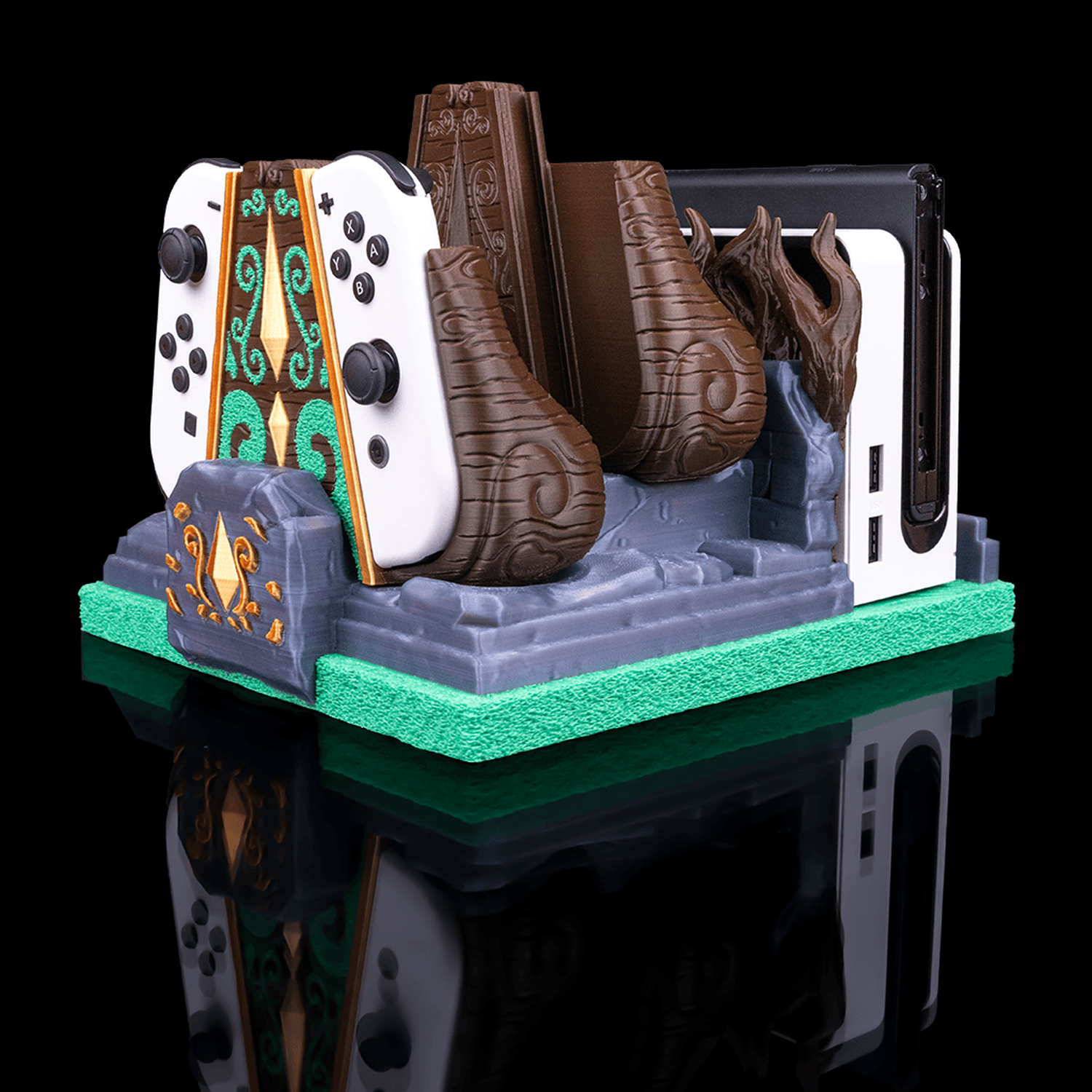 Soporte Mossy Shrine Dock Cover & Controller
