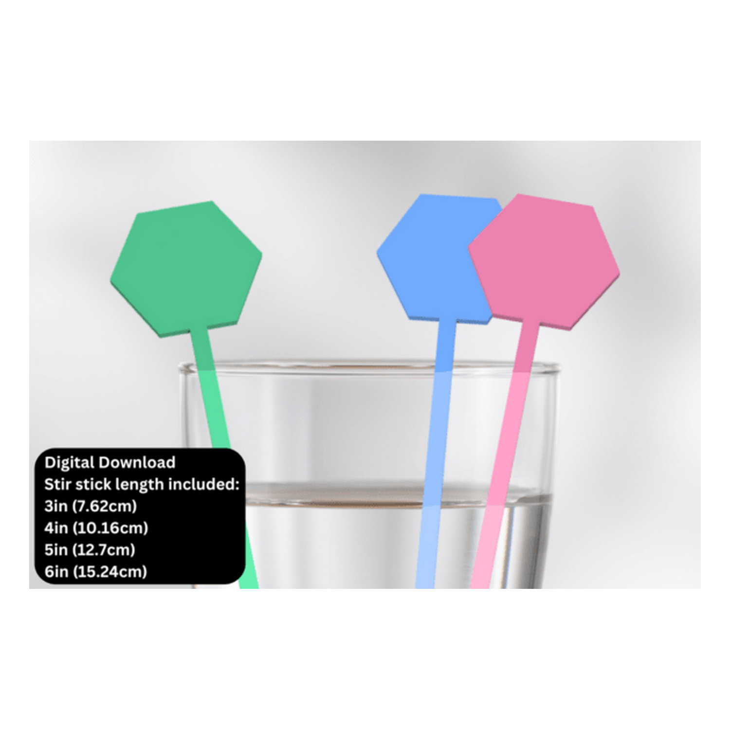 Hexagon Drink Stirrer