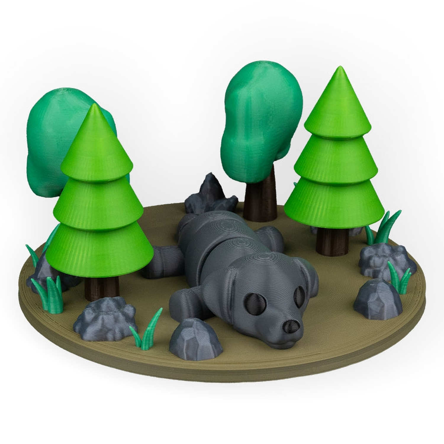 Llavero de perro dormilón