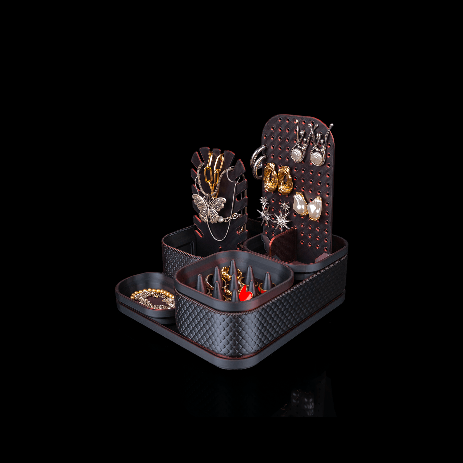 Organizador de joyas y maquillaje Sparkle Scales