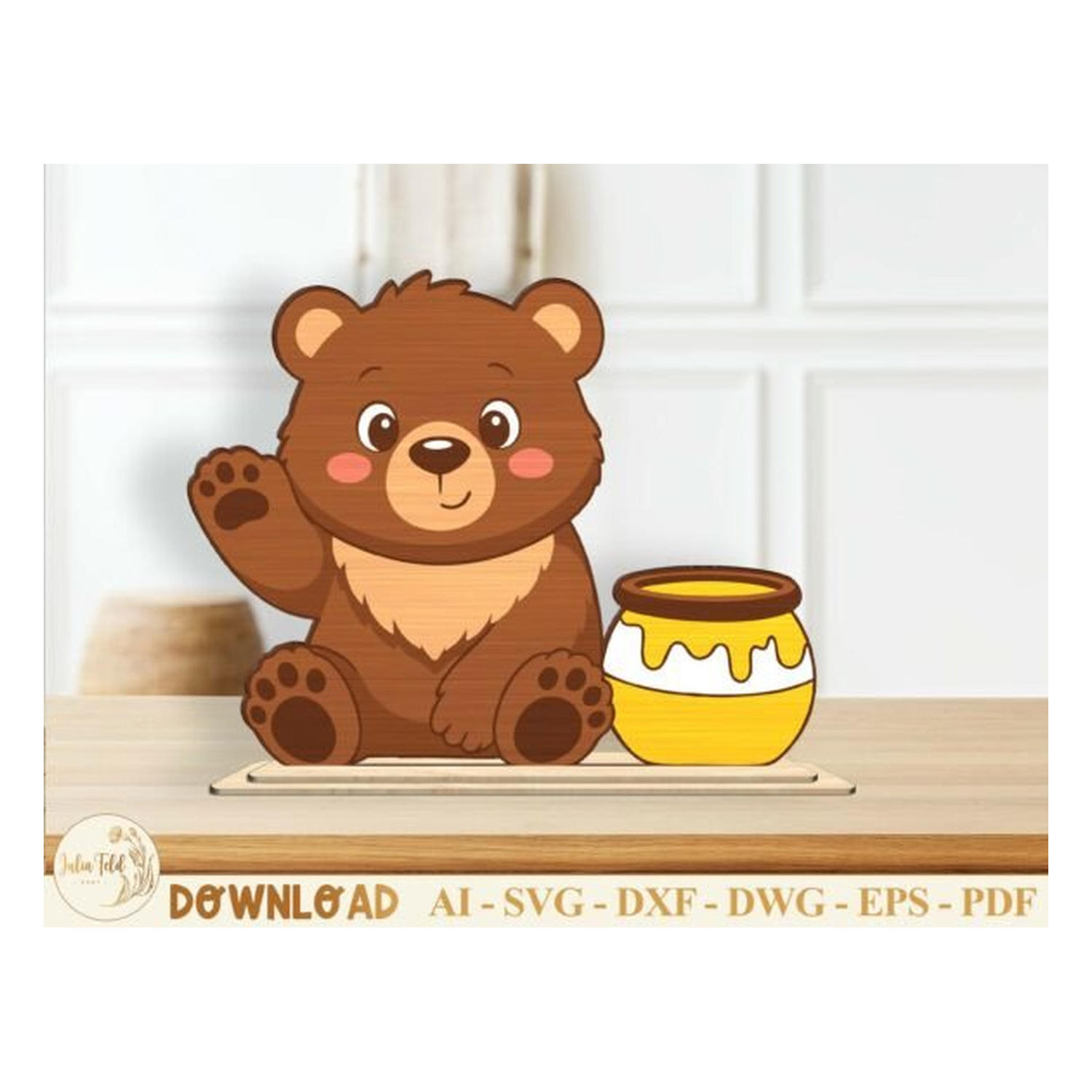 Layered Teddy oso