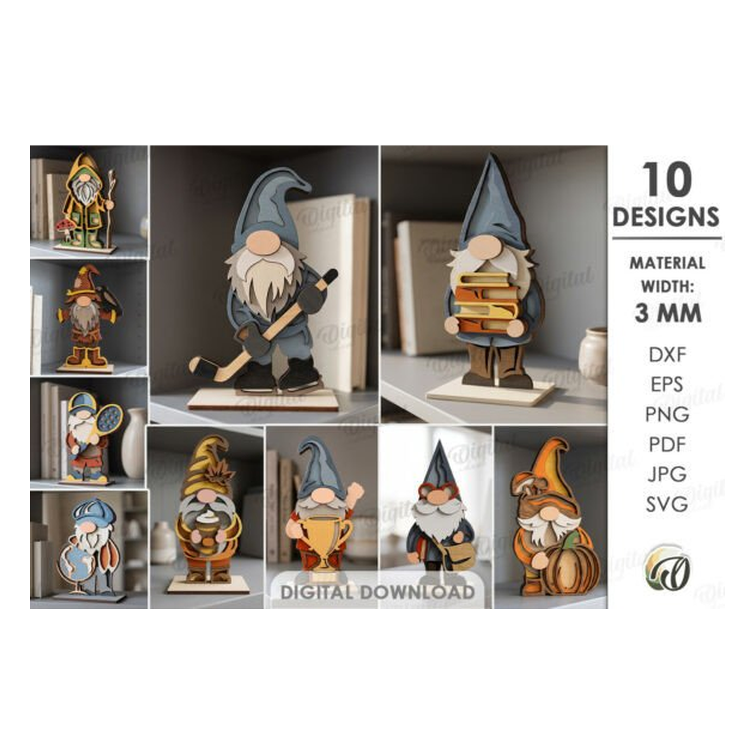 Layered Gnome Stands colección