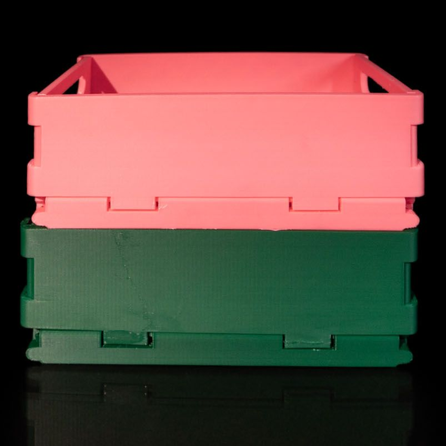 Caja de almacenaje apilable Foldable and Stackable
