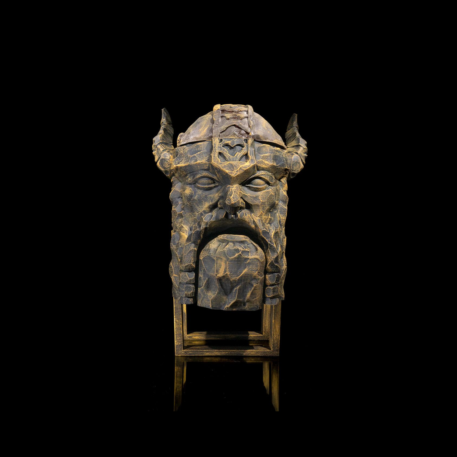 Dispensador para bolsa de vino de estilo vikingo