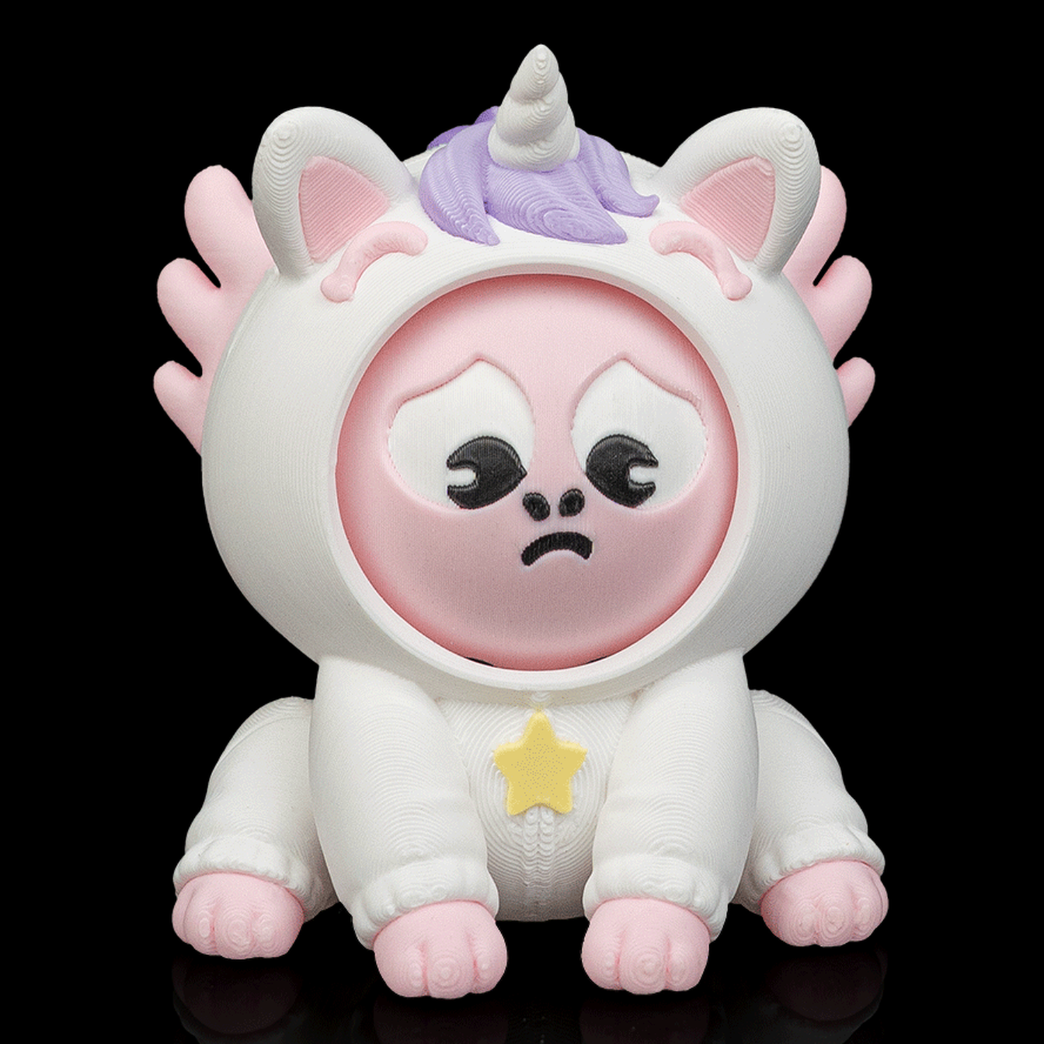 Llavero de ajolote unicornio Uni-Lotl