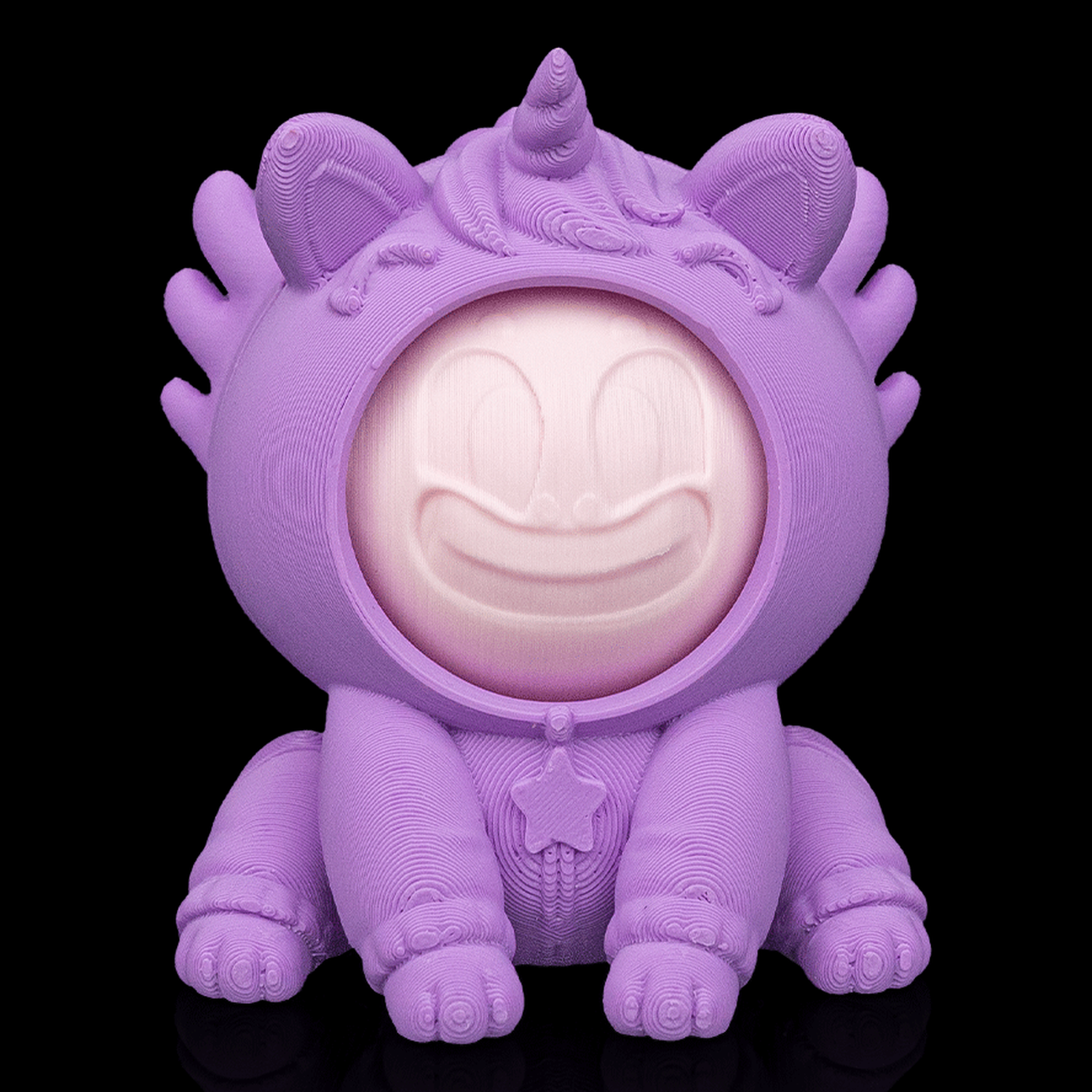 Llavero de ajolote unicornio Uni-Lotl