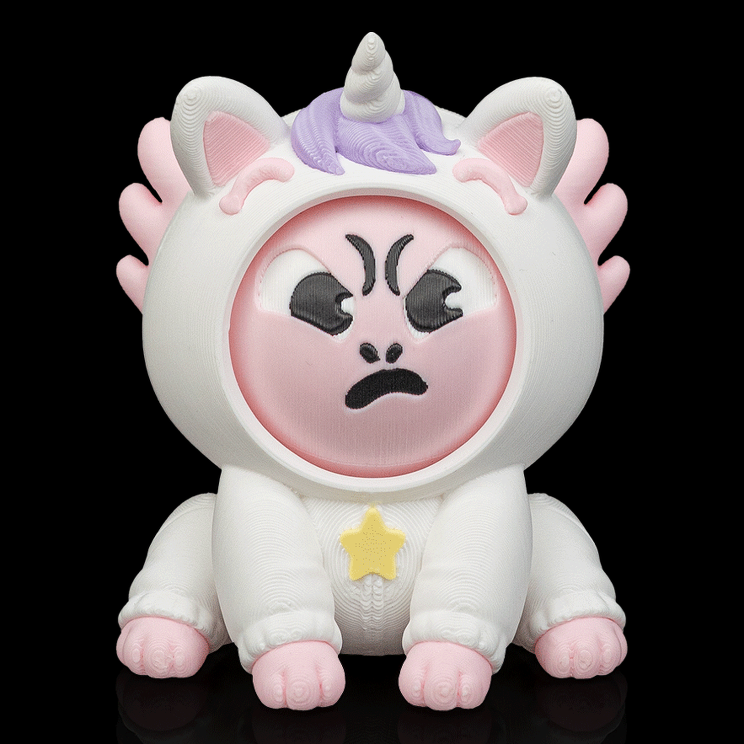 Llavero de ajolote unicornio Uni-Lotl