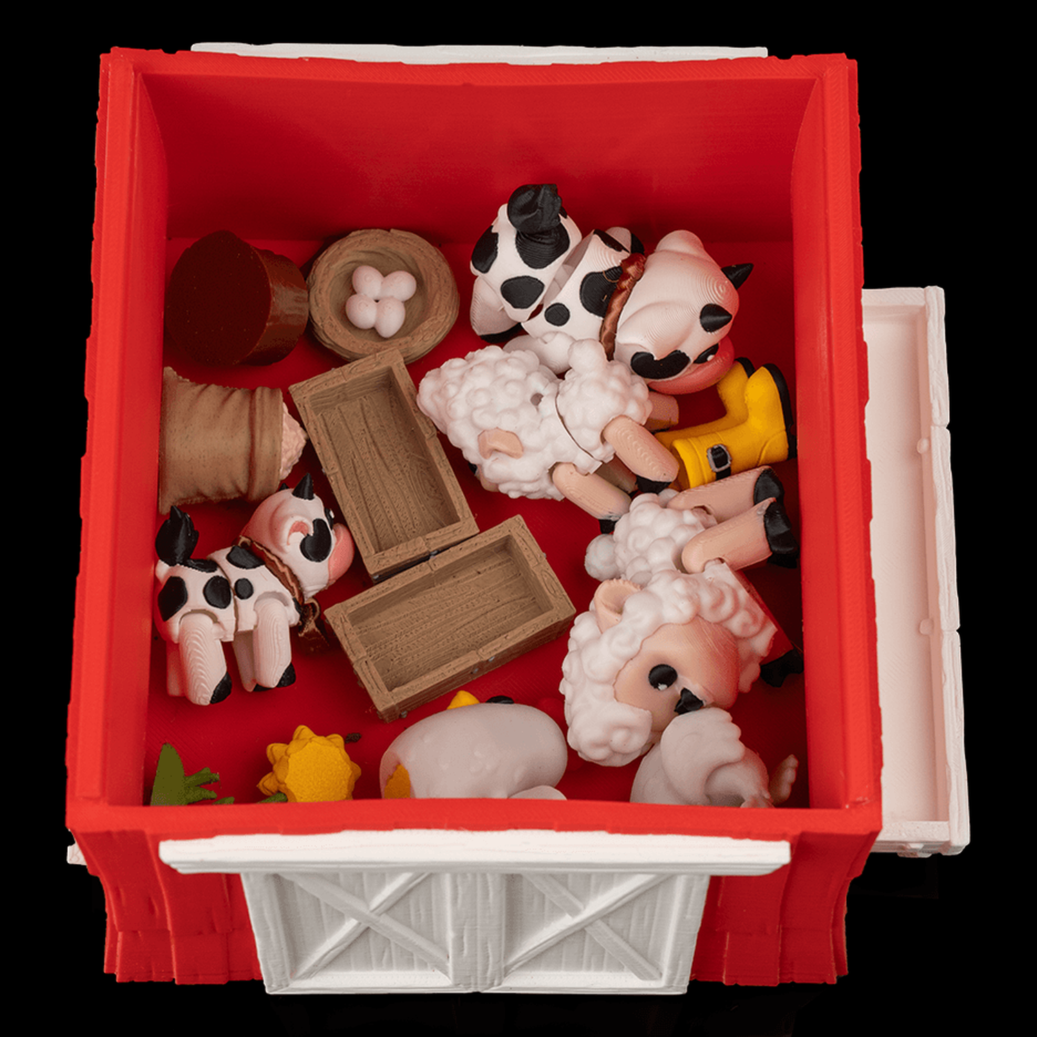 Caja decorativa Animal Barn