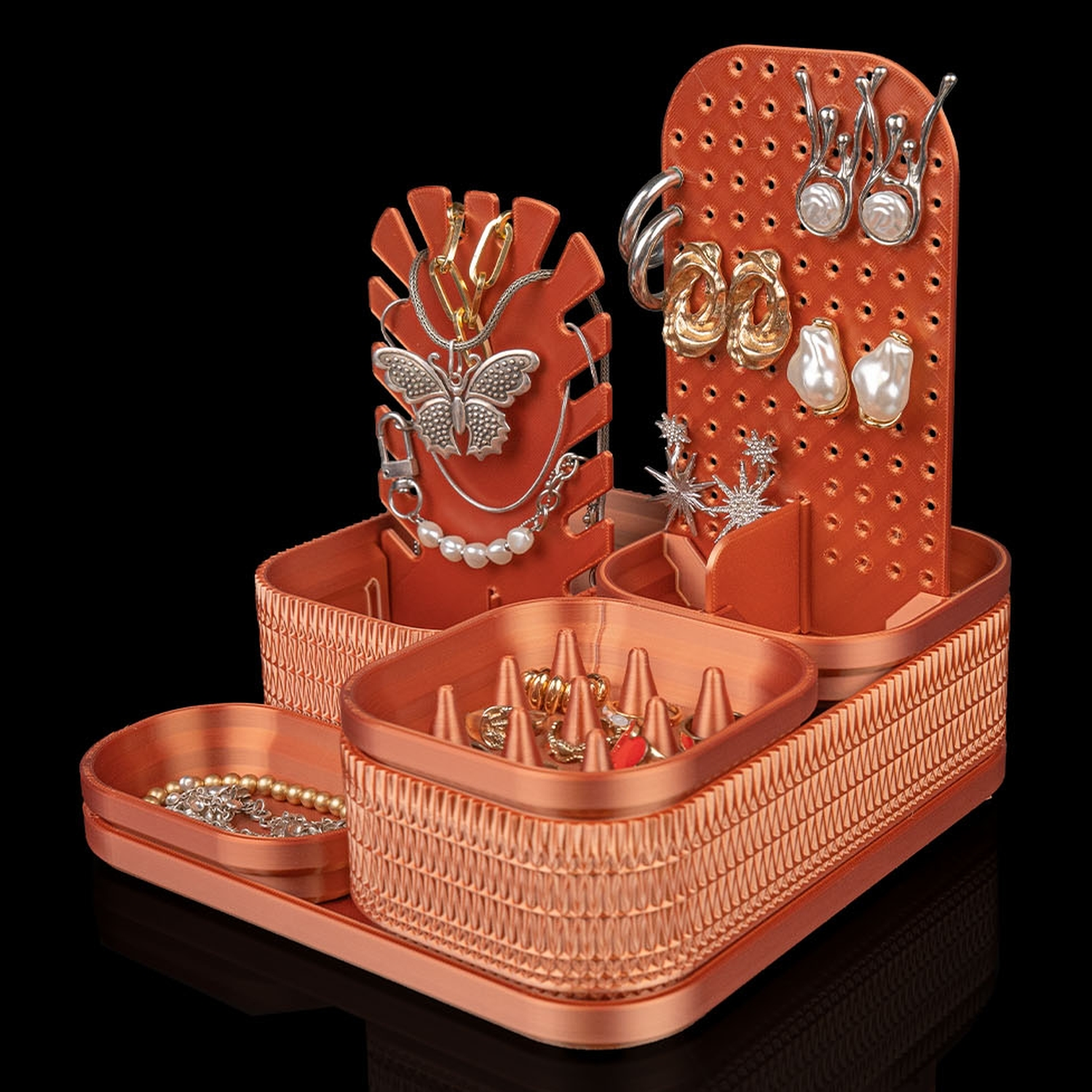 Organizador de joyas y maquillaje Chisel Chic