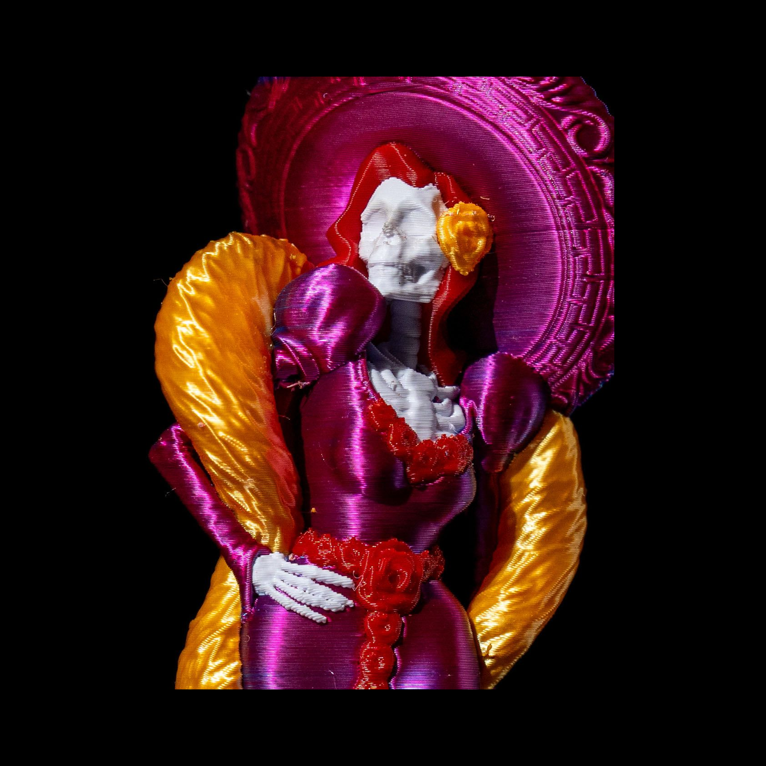 Estatua decorativa Catrina
