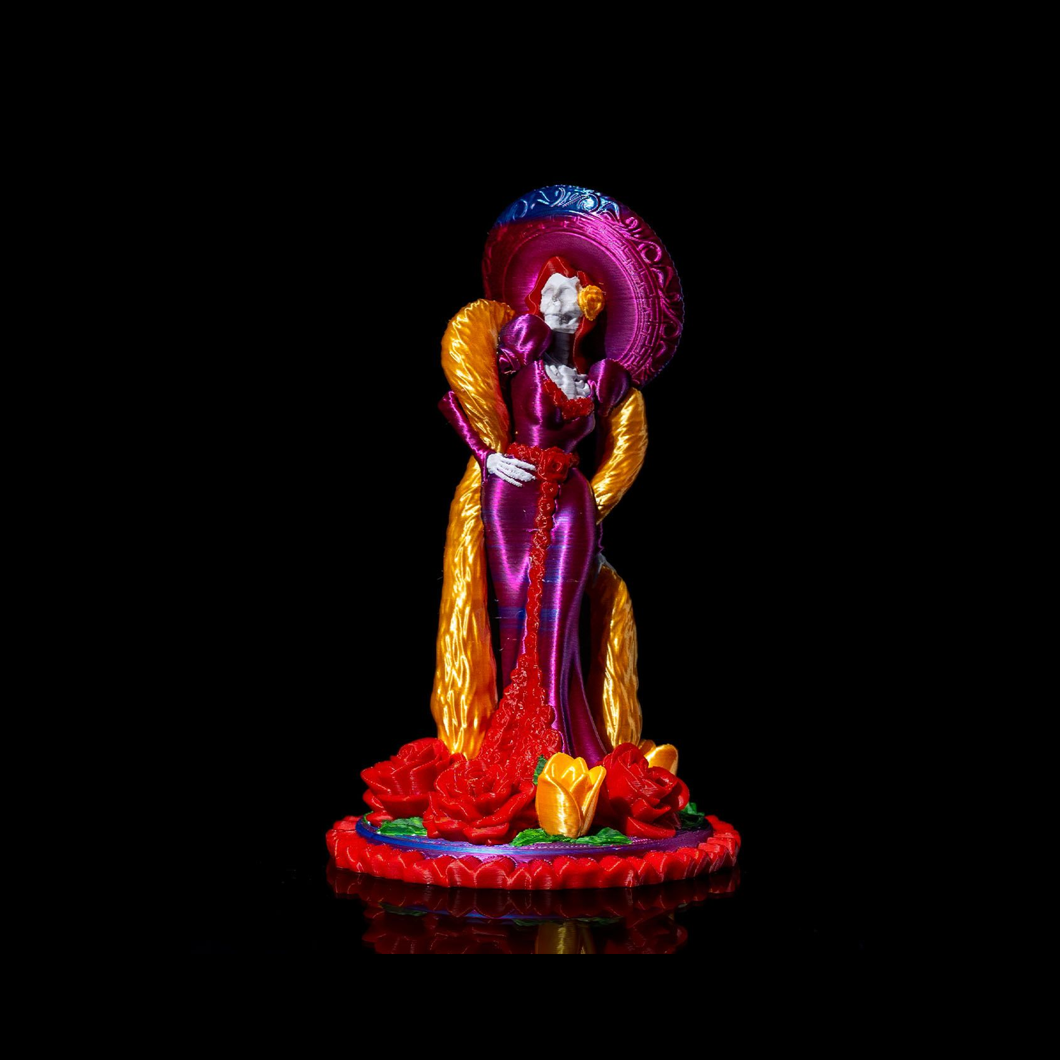 Estatua decorativa Catrina