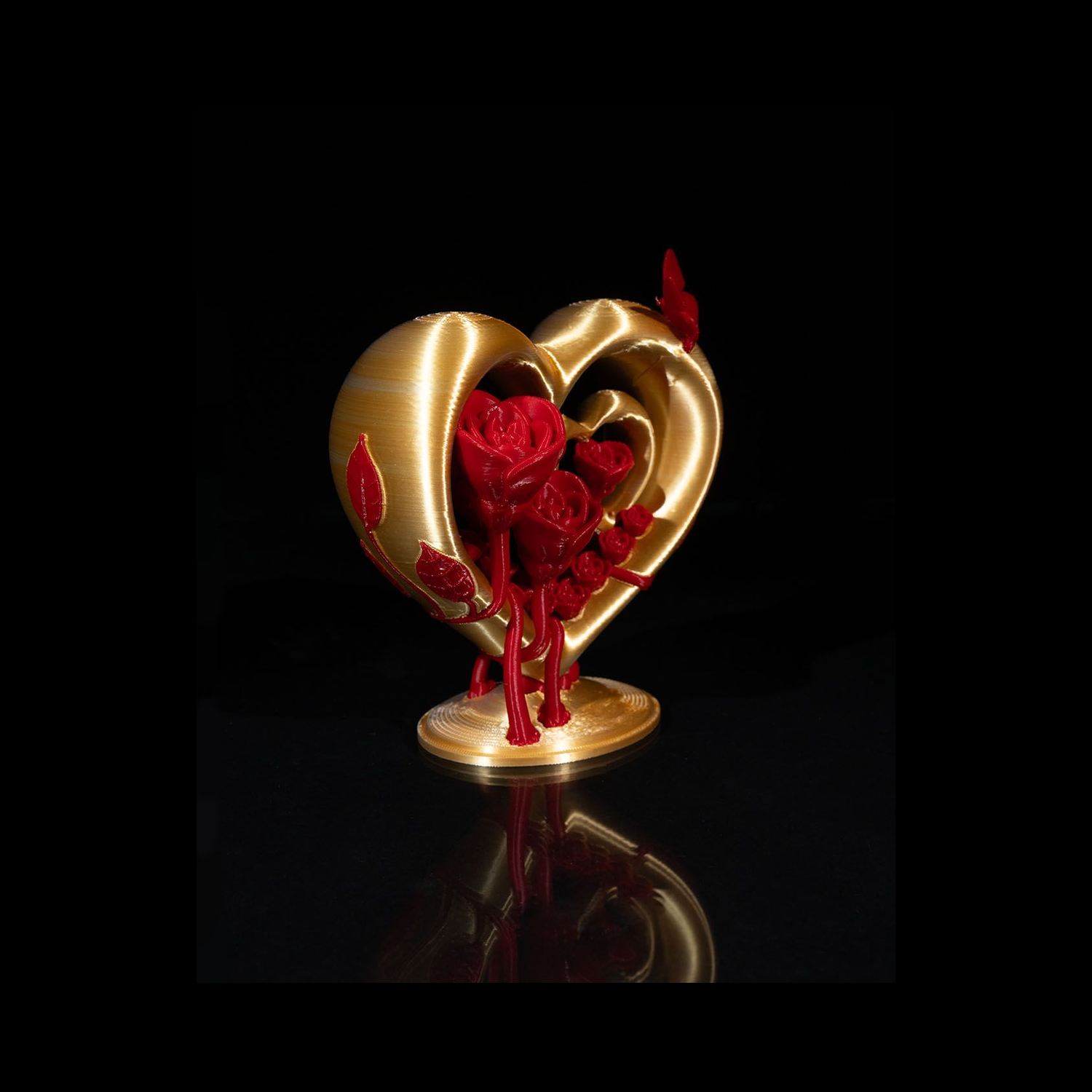 Adorno decorativo Koza Heart and Roses