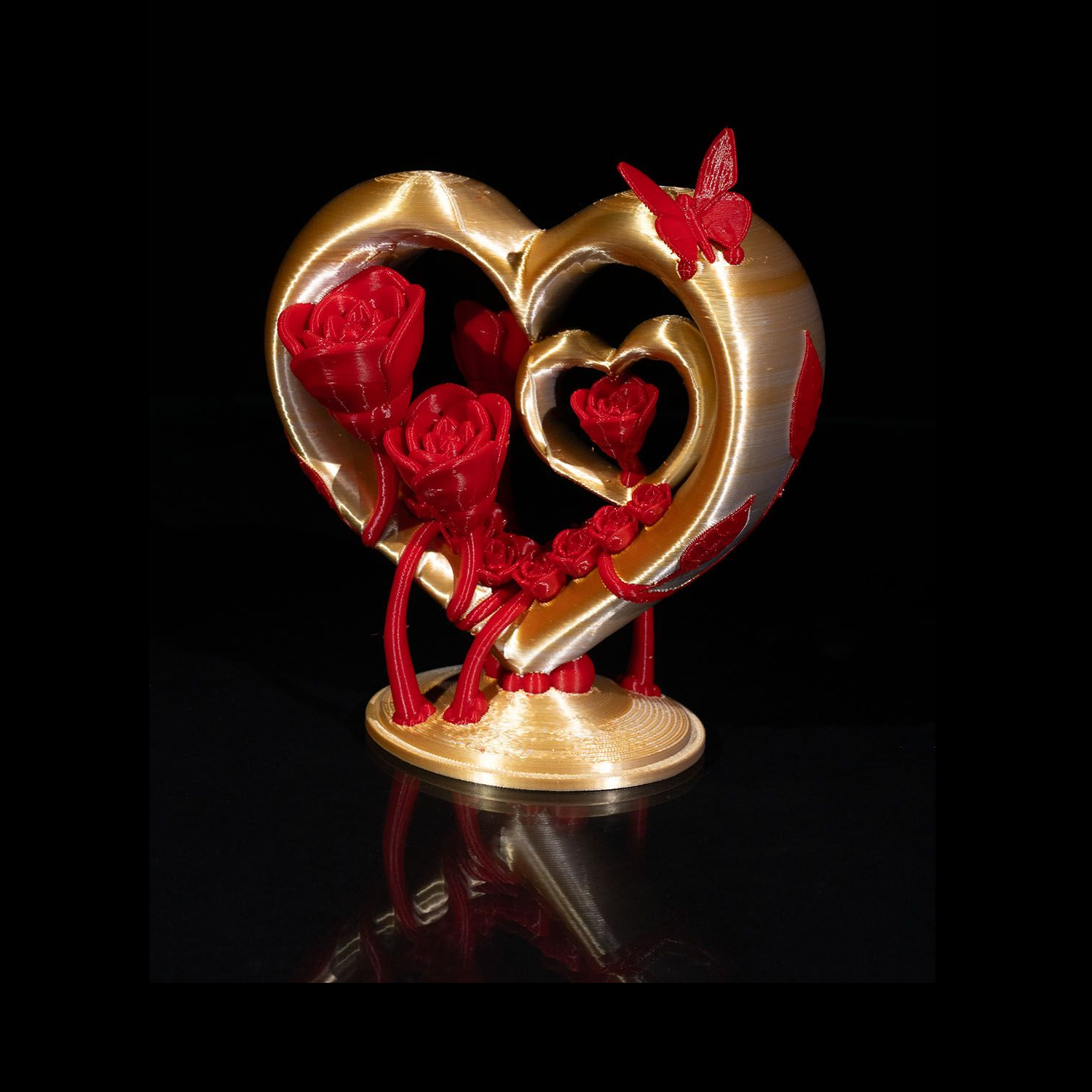Adorno decorativo Koza Heart and Roses