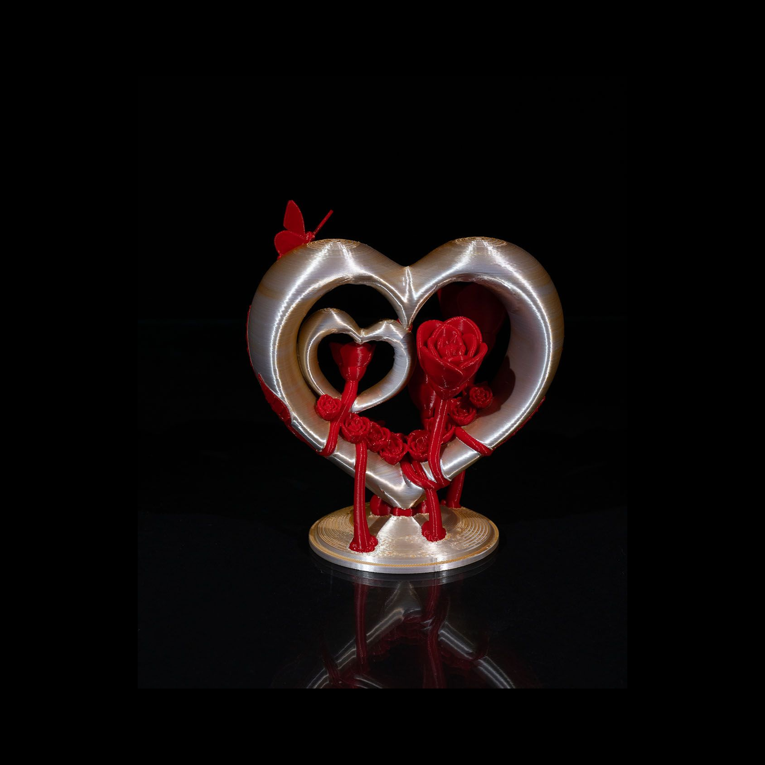 Adorno decorativo Koza Heart and Roses