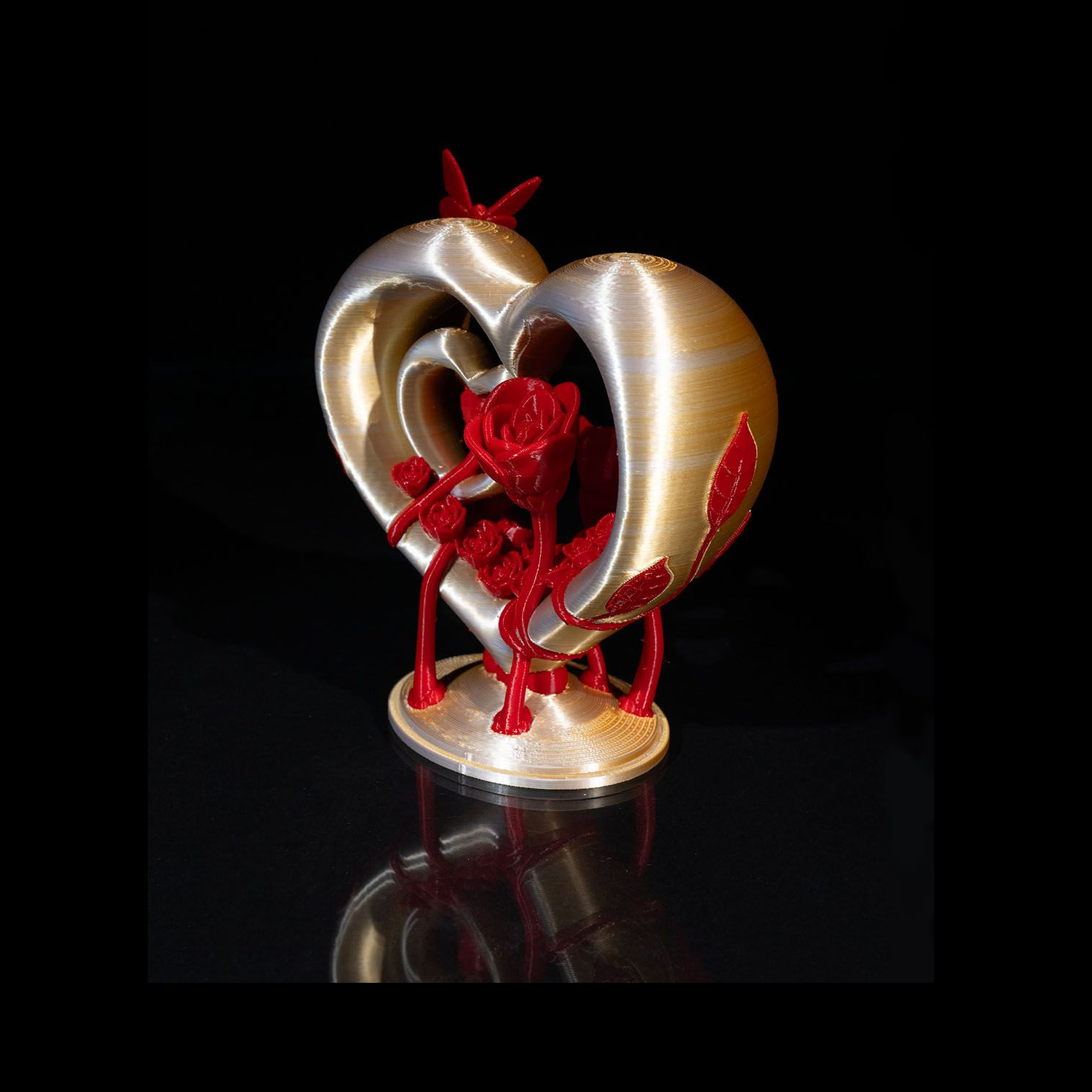 Adorno decorativo Koza Heart and Roses