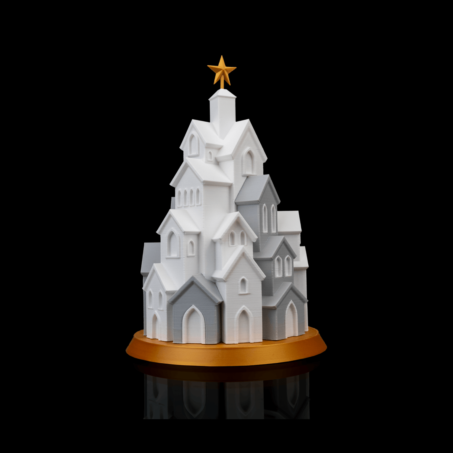 Lámpara de mesa Winter Village
