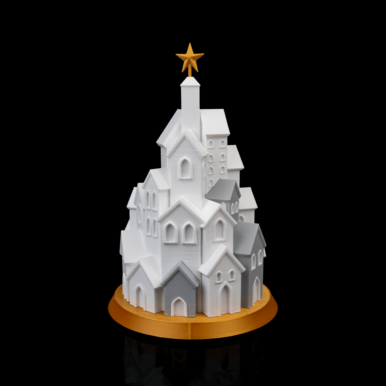 Lámpara de mesa Winter Village