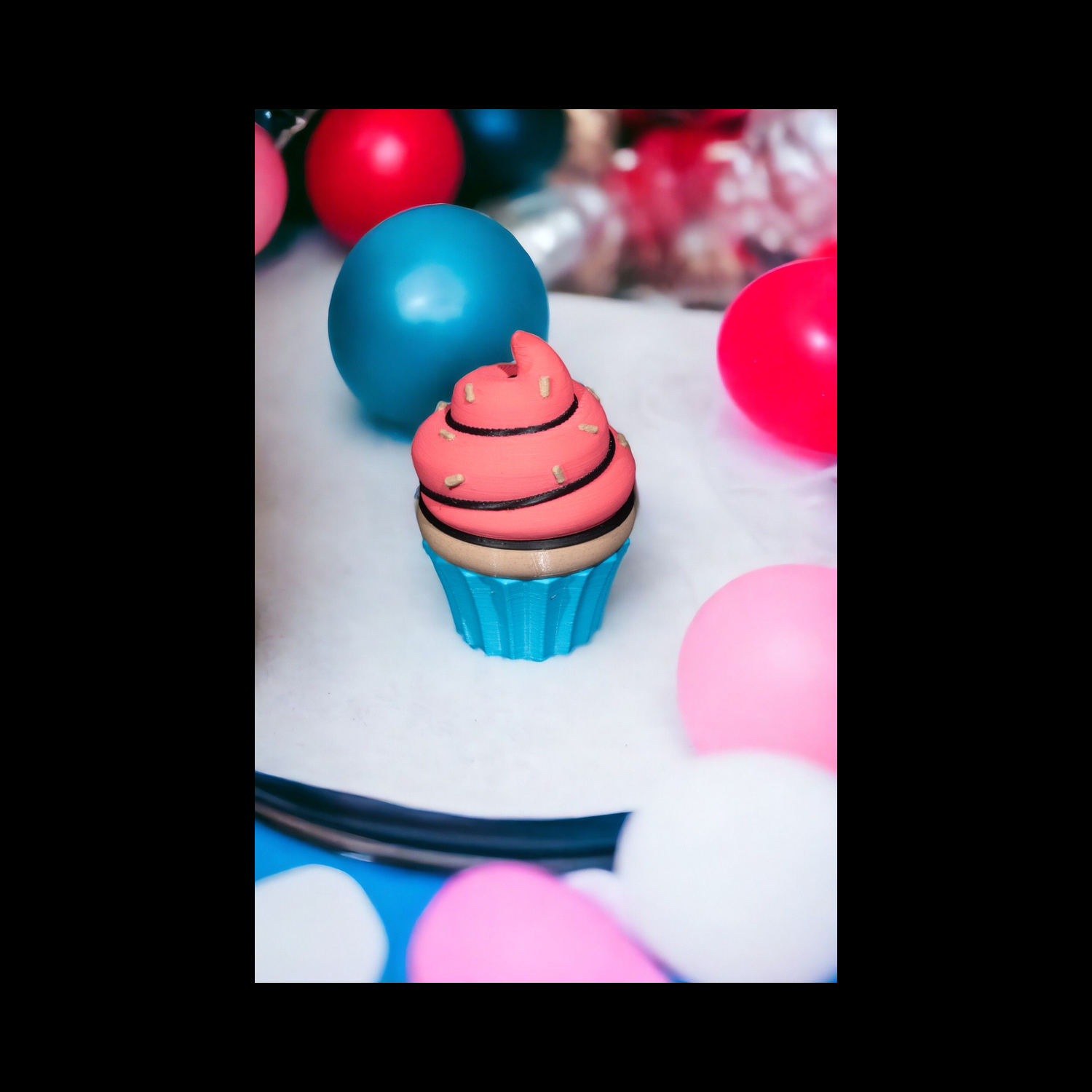 Caja decorativa 2/3D Cupcake