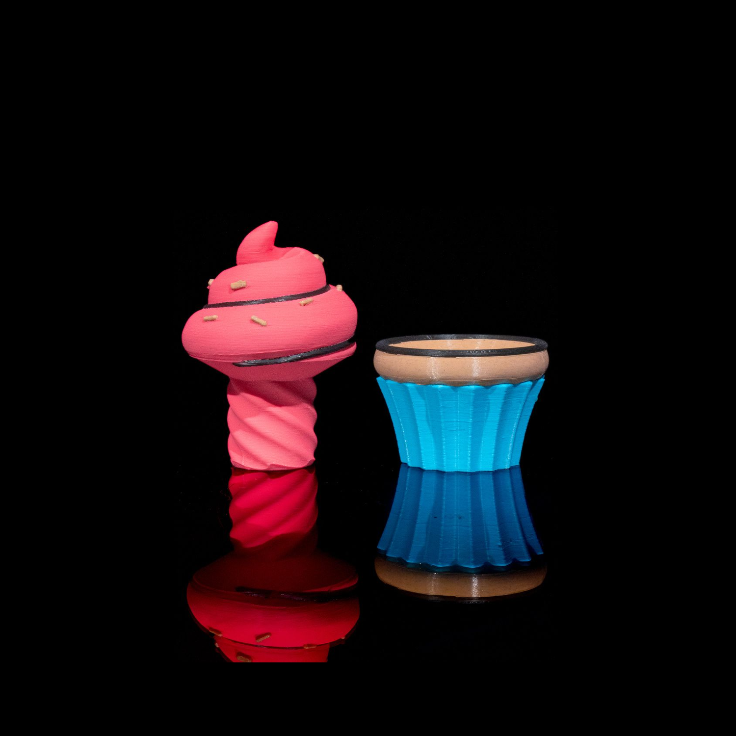 Caja decorativa 2/3D Cupcake