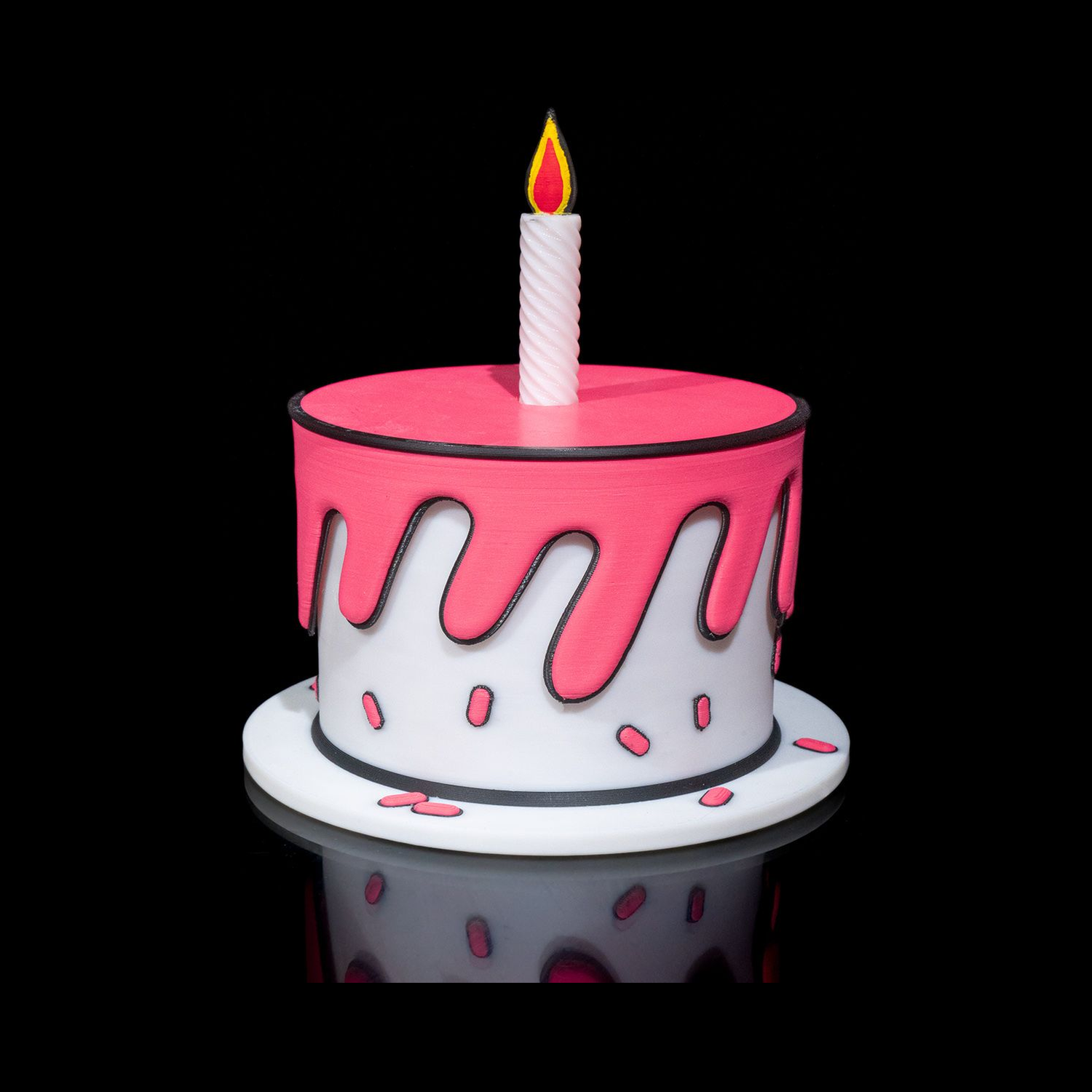 Caja decorativa Birthday Cake