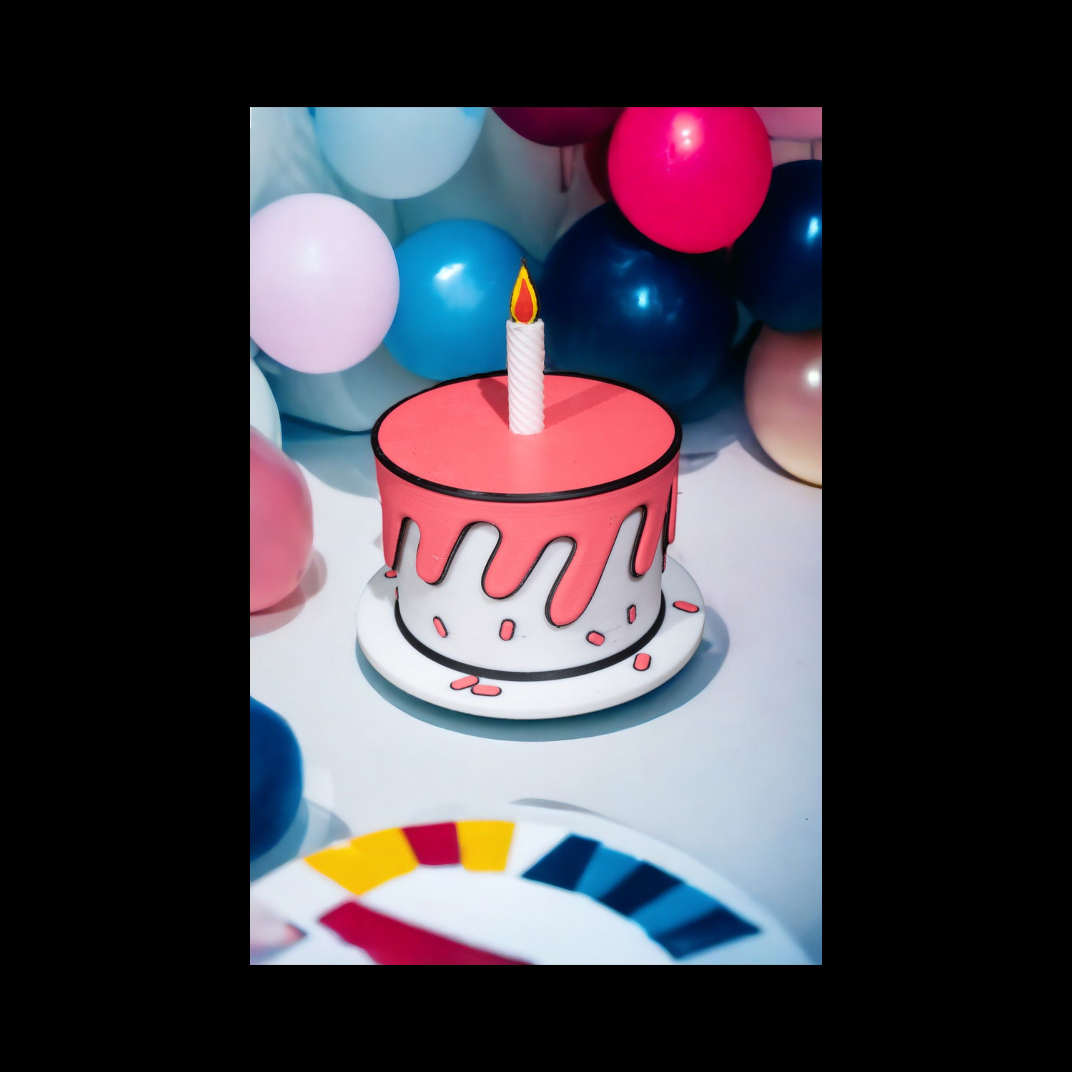 Caja decorativa Birthday Cake
