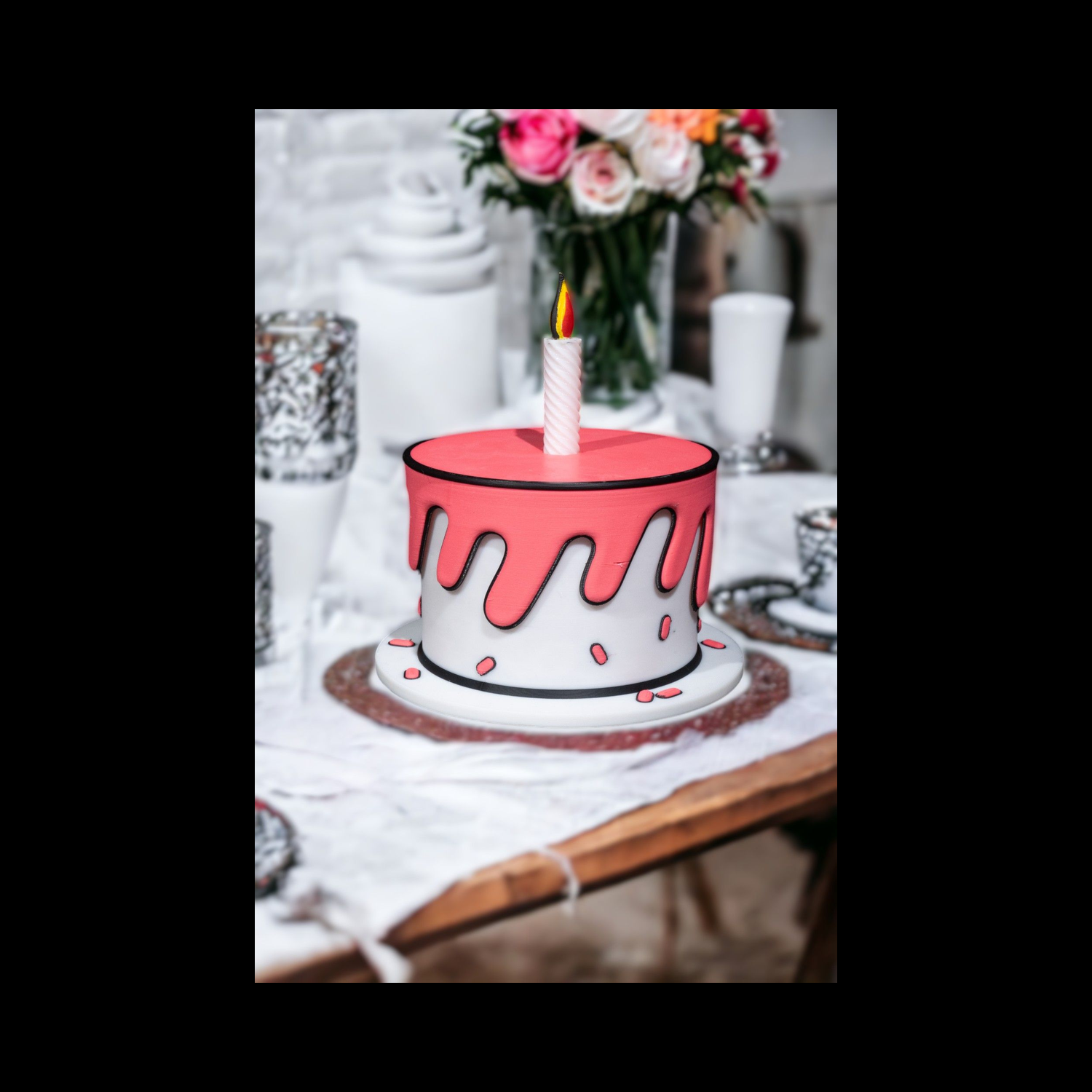 Caja decorativa Birthday Cake