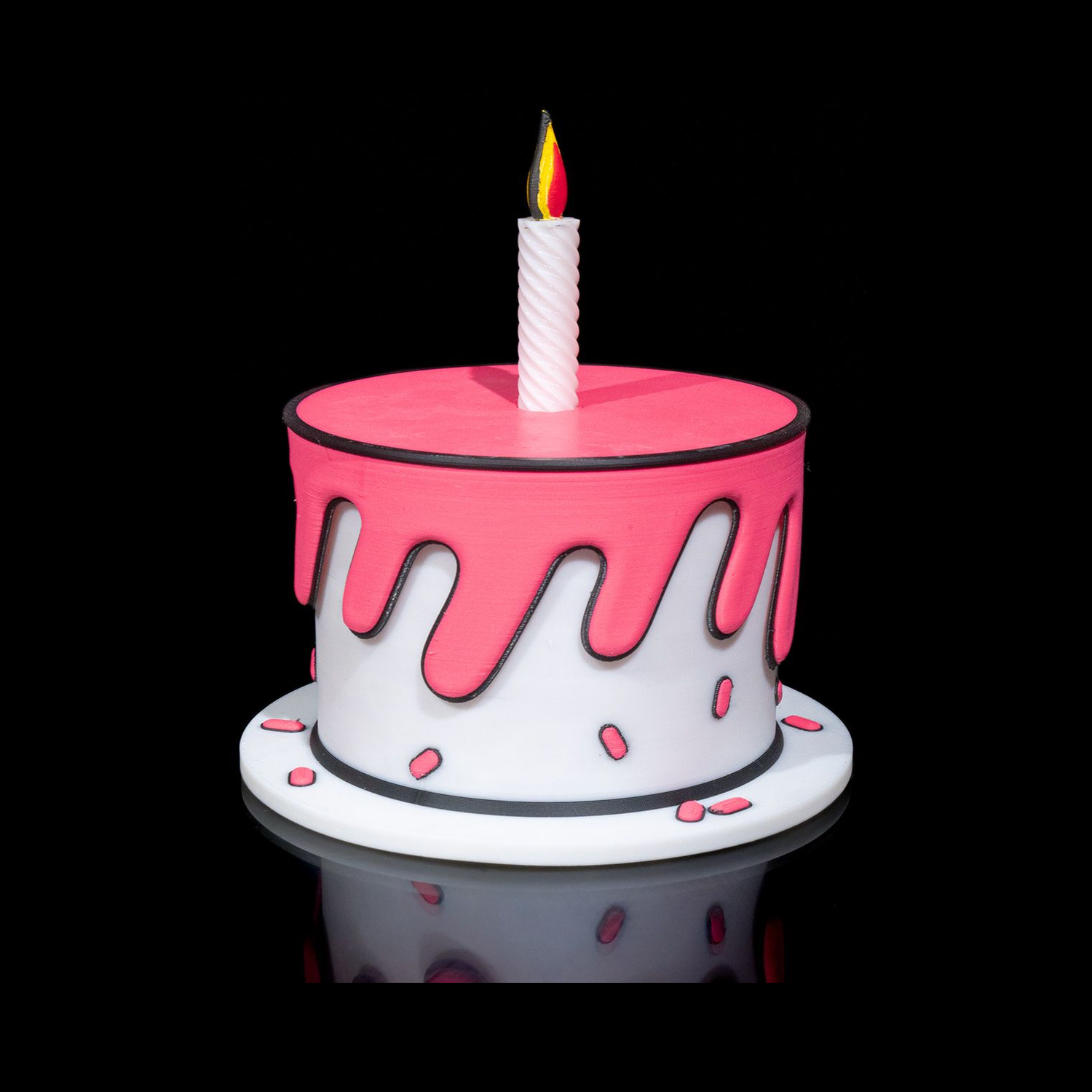 Caja decorativa Birthday Cake