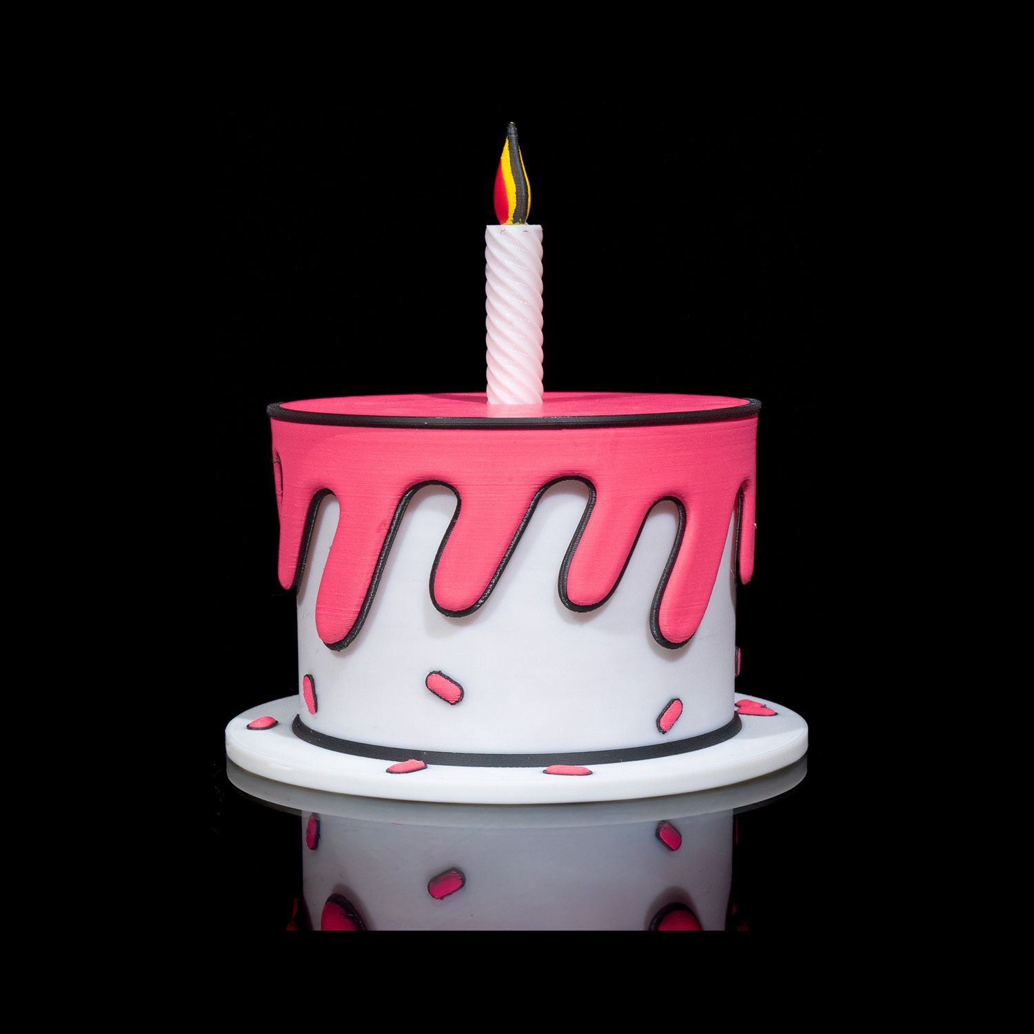Caja decorativa Birthday Cake