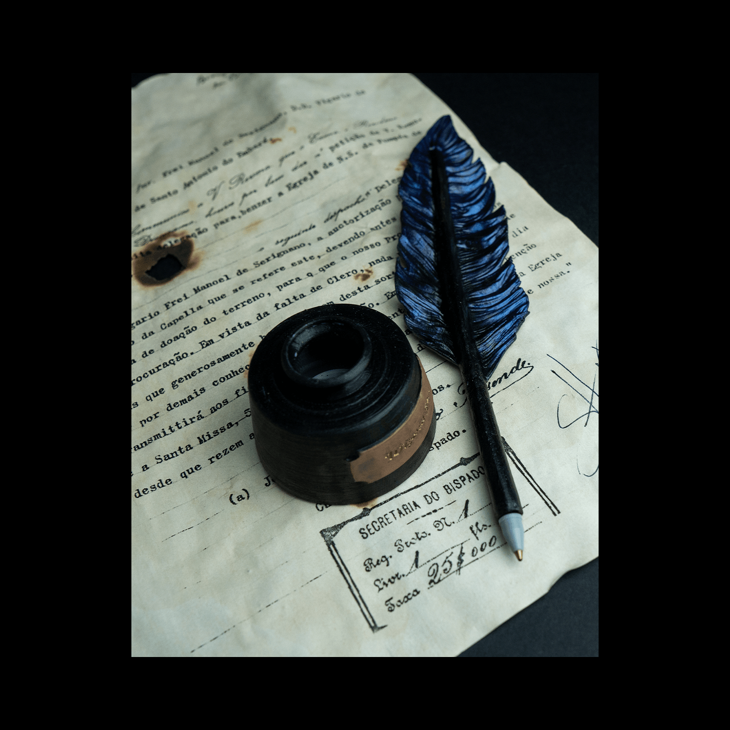 Bolígrafo decorativo Quill