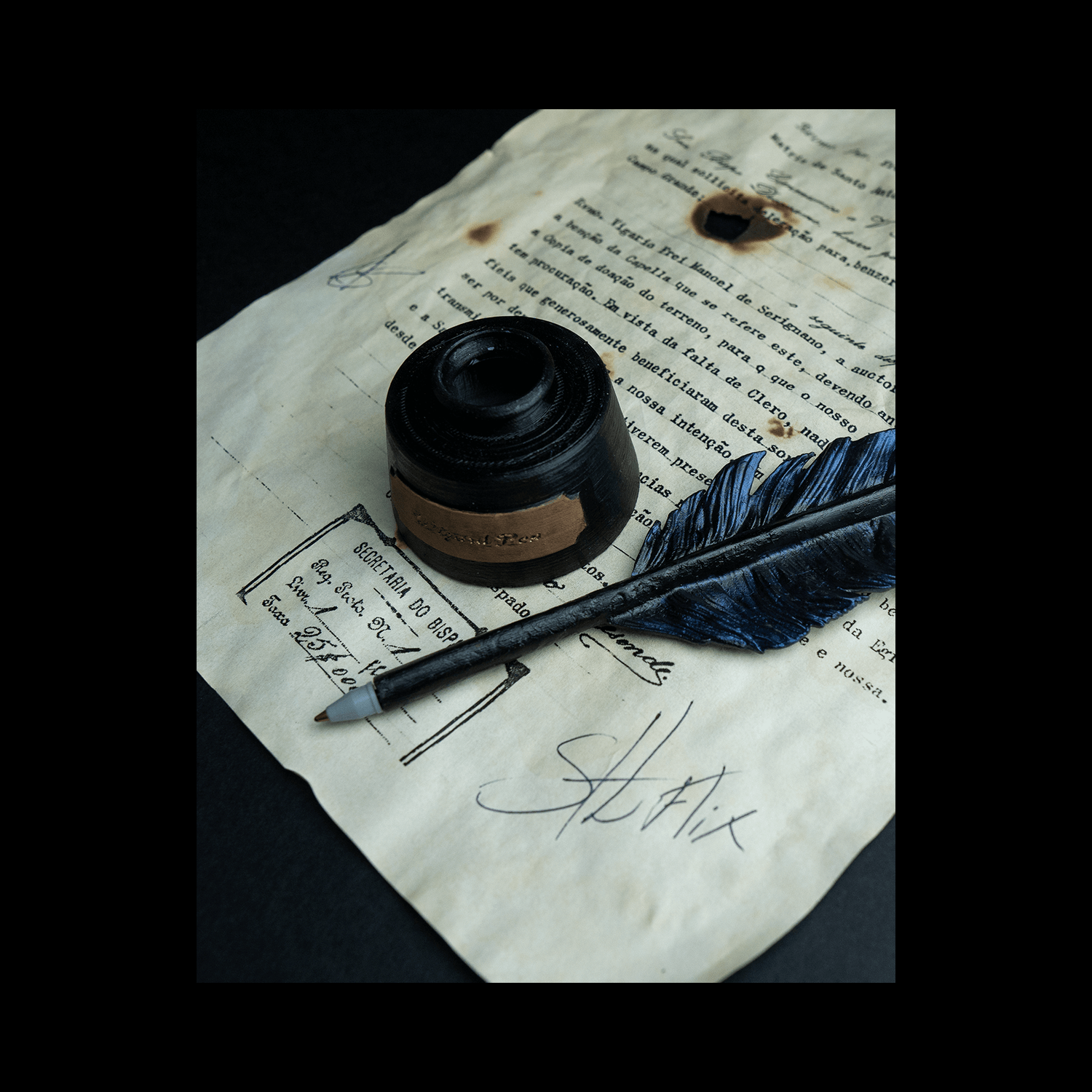 Bolígrafo decorativo Quill