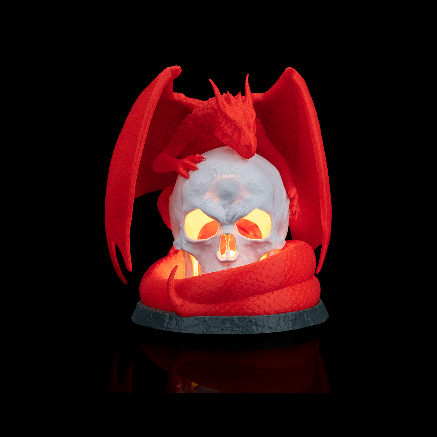 Lámpara de mesa Necrodragon