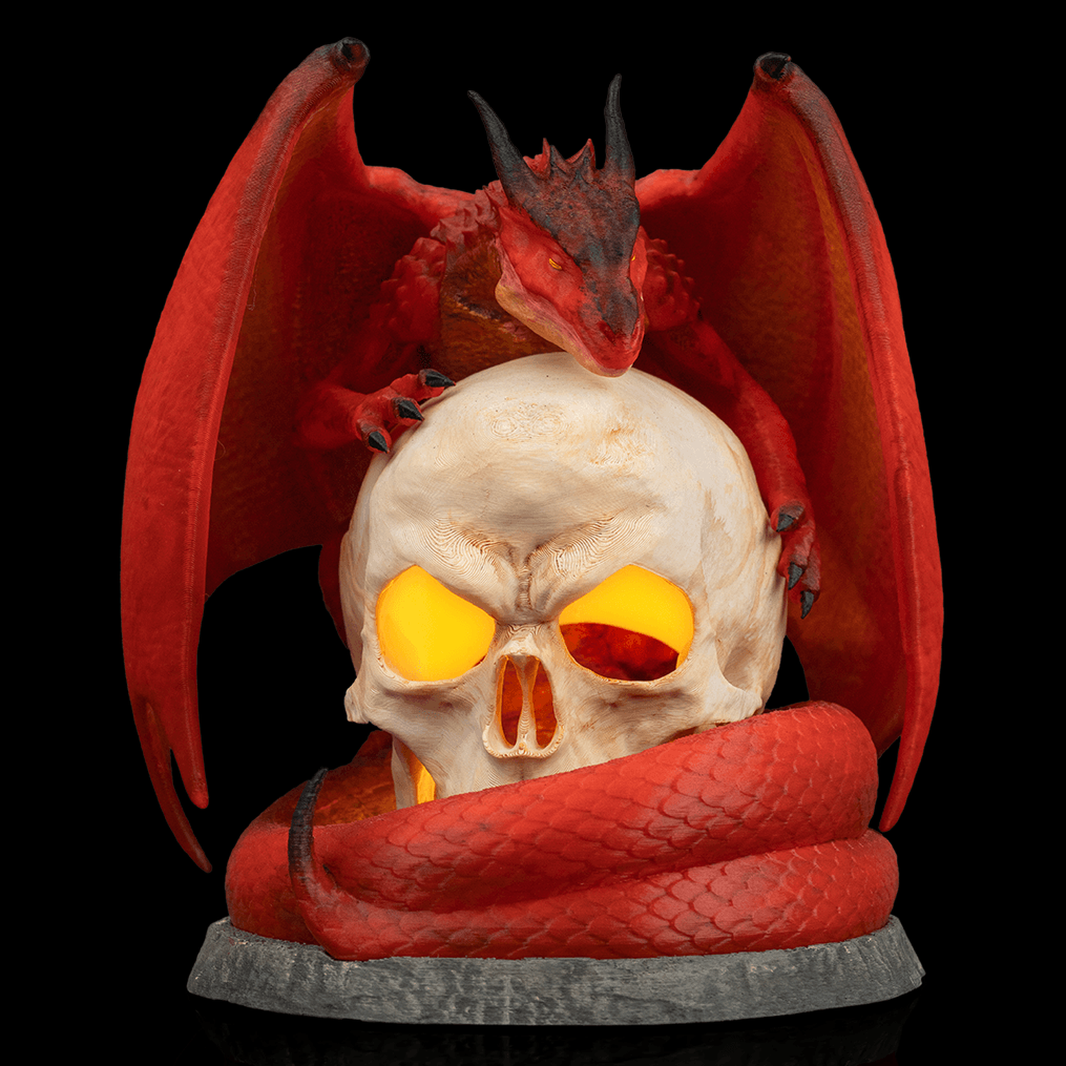 Lámpara de mesa Necrodragon