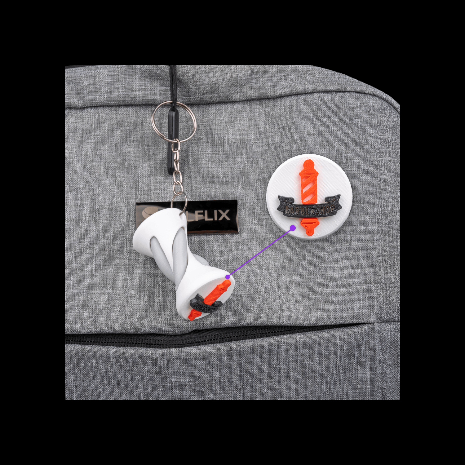 Colección de llaveros personalizables