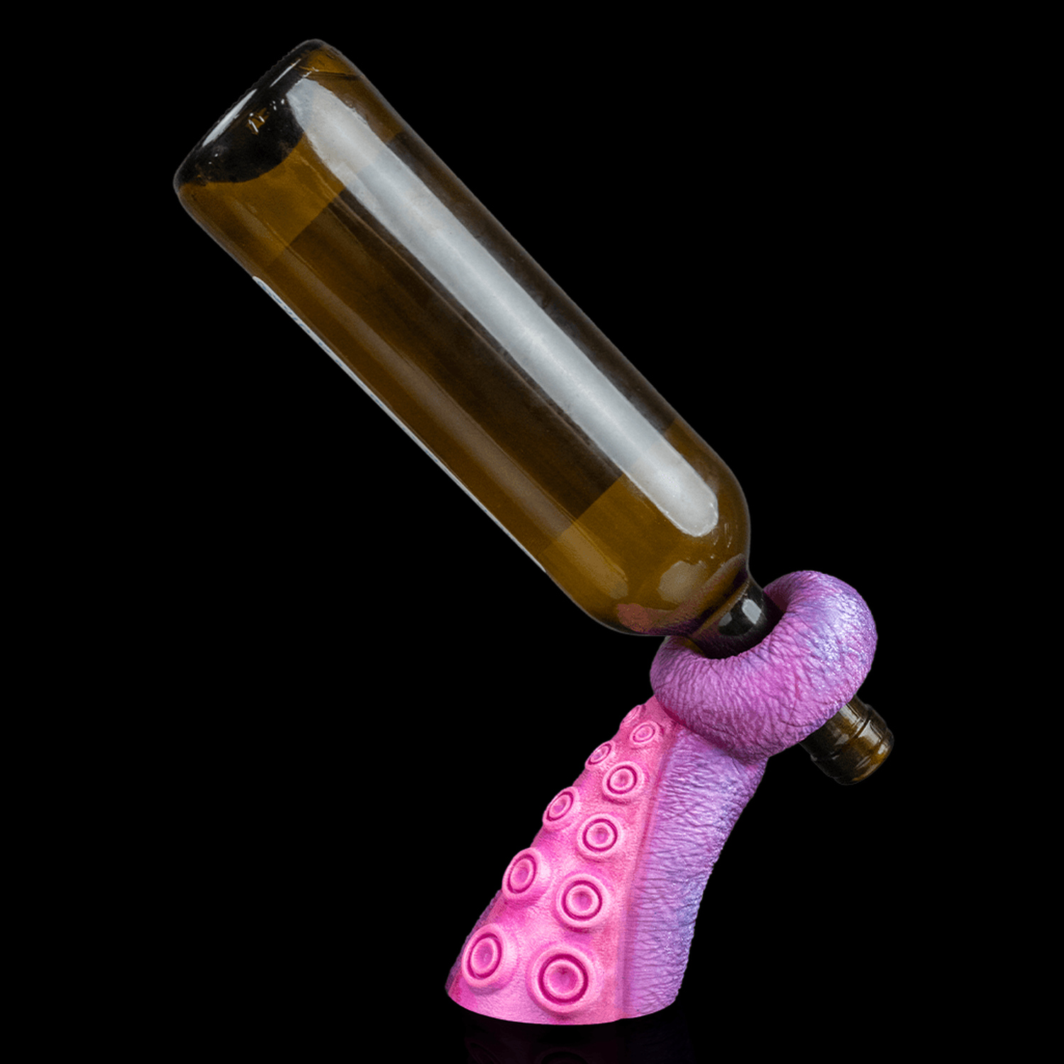 Soporte para botella de vino Pour Kraken