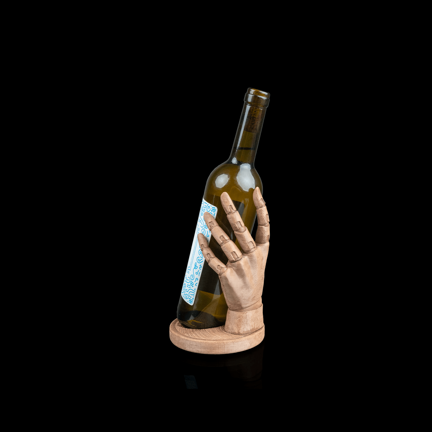 Soporte para botella de vino Handpicked