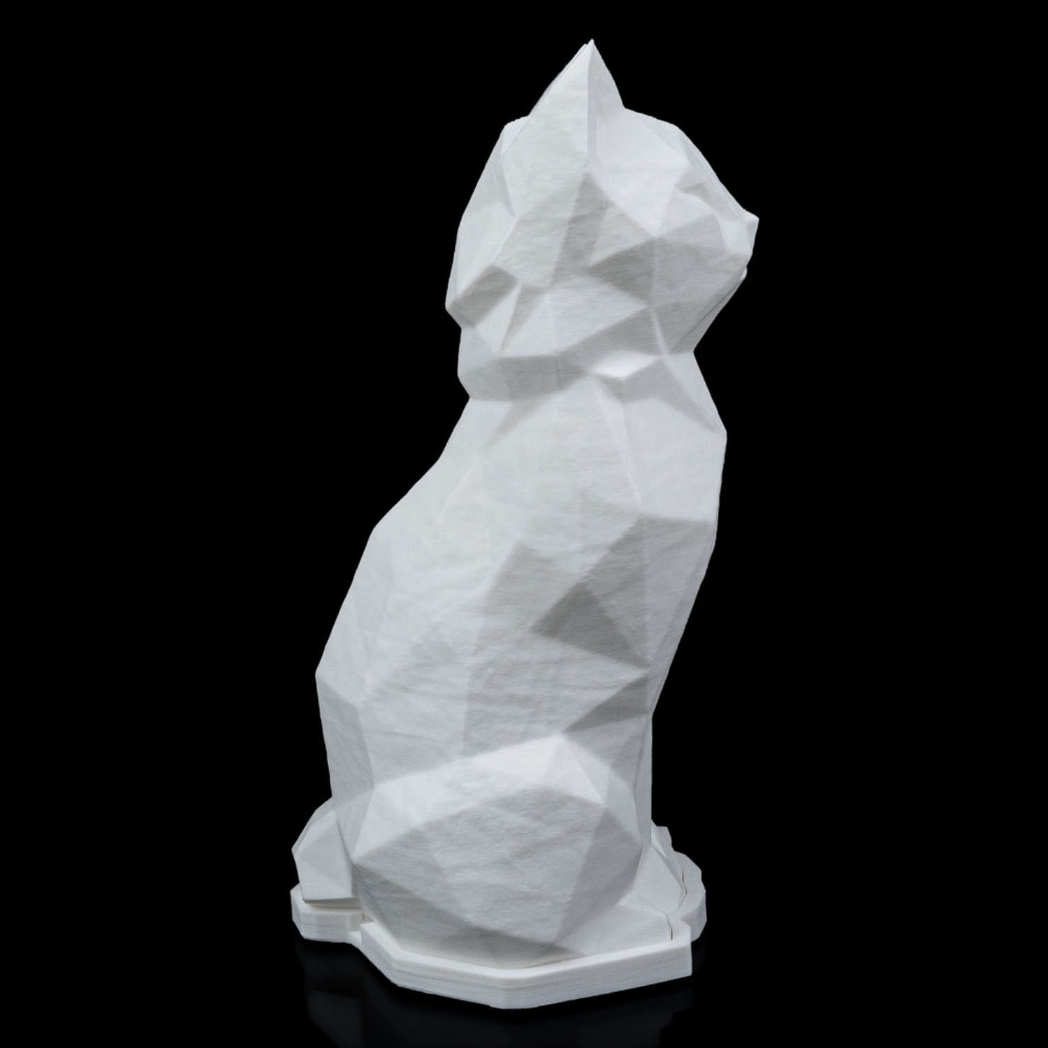 Lámpara de mesa Low Poly Cat