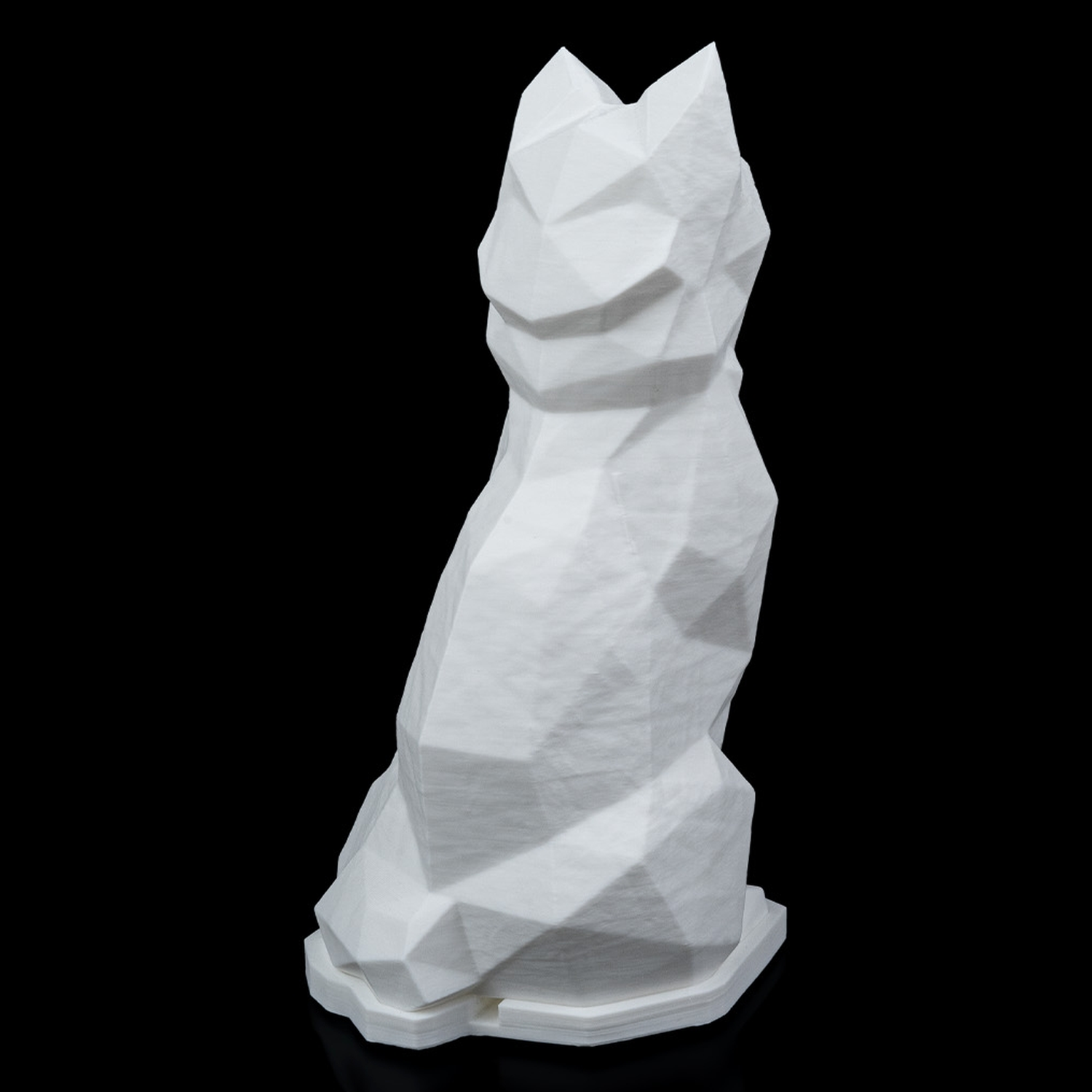 Lámpara de mesa Low Poly Cat