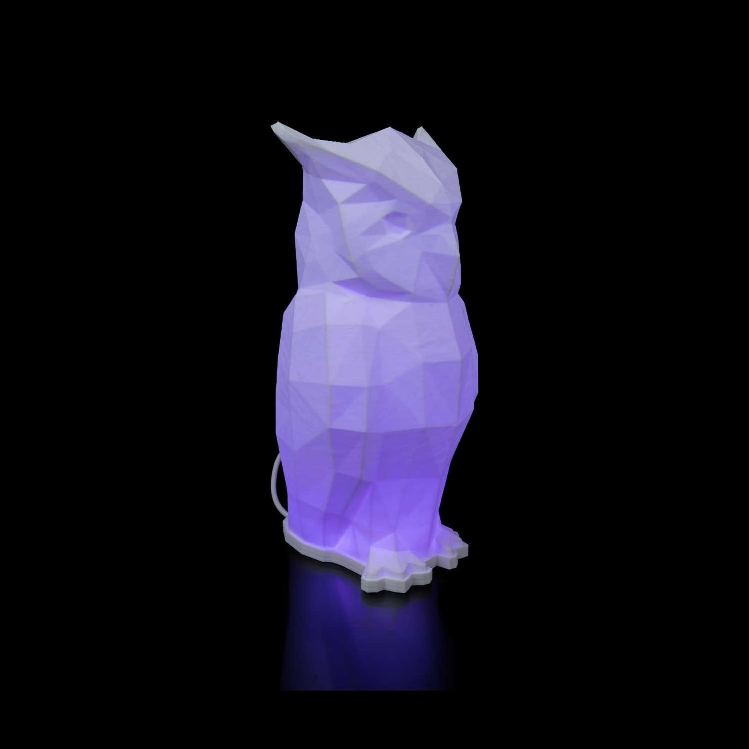 Lámpara de mesa Low Poly Owl