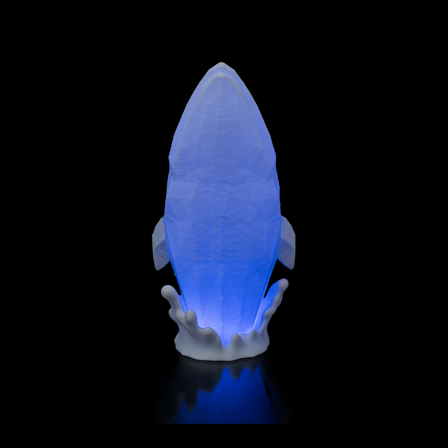 Lámpara de mesa Low Poly Whale