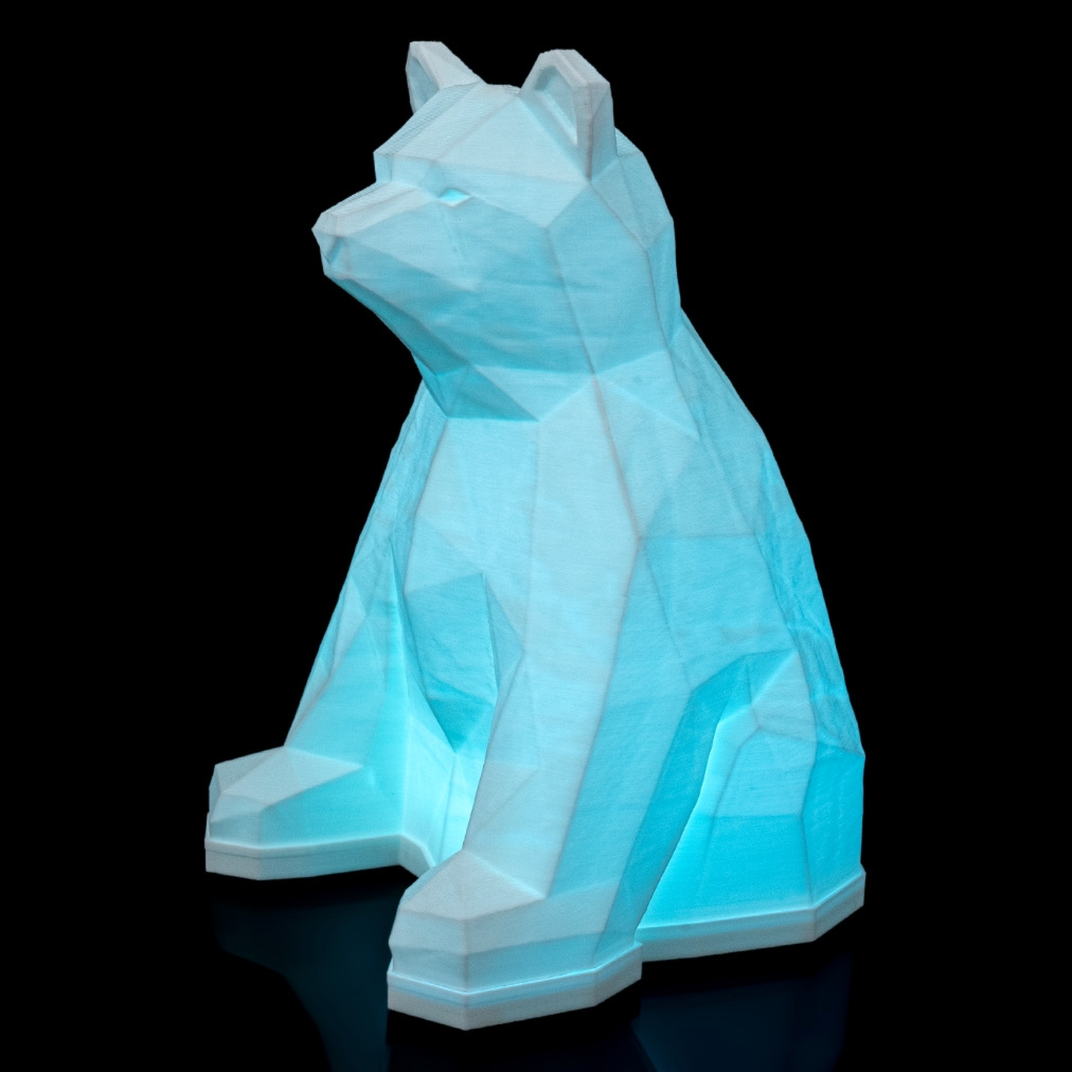 Lámpara de mesa Low Poly Bear