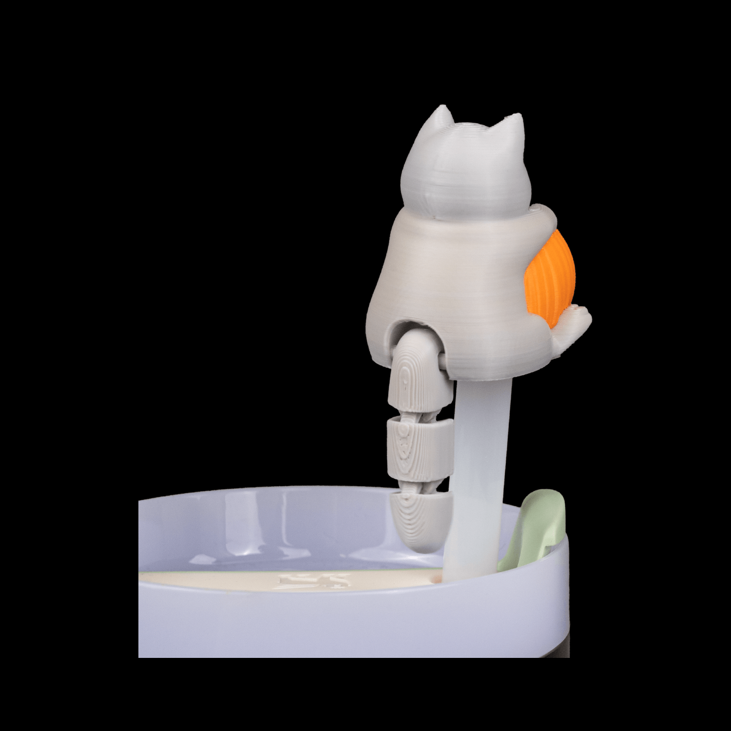 Accesorio para pajita con colgante Pawsitively Hydrated