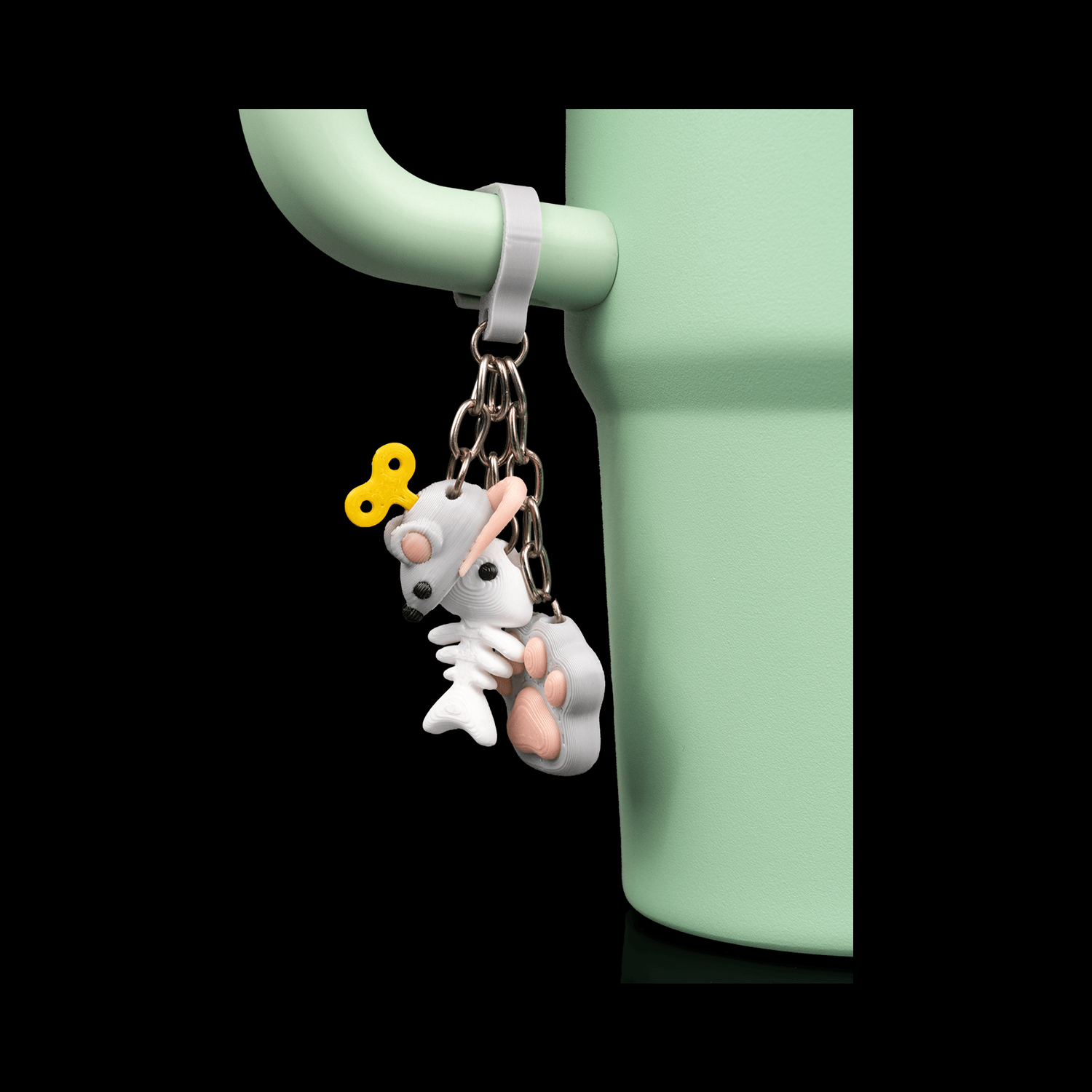 Accesorio para pajita con colgante Pawsitively Hydrated