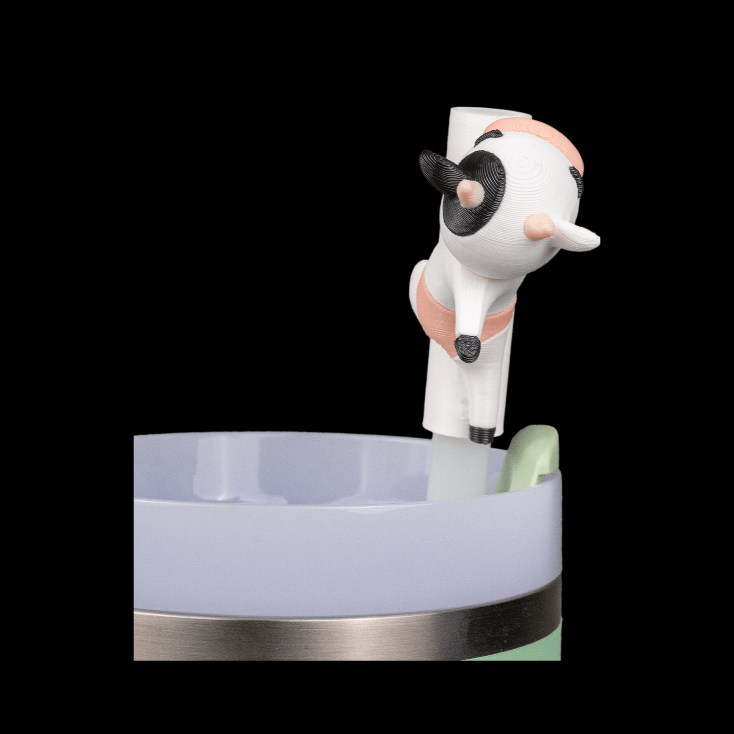 Accesorio para pajita con colgante Udderly Thirsty