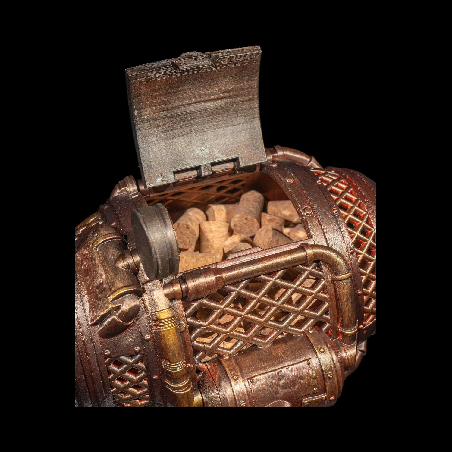 Soporte Steampunk Cork