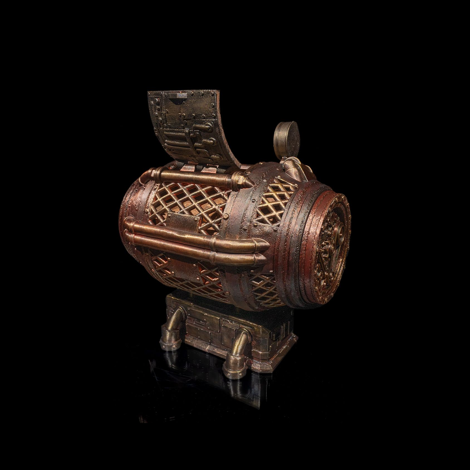 Soporte Steampunk Cork