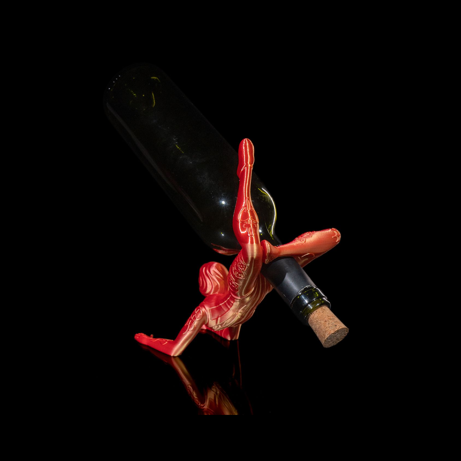 Soporte para botella de vino Contortionist